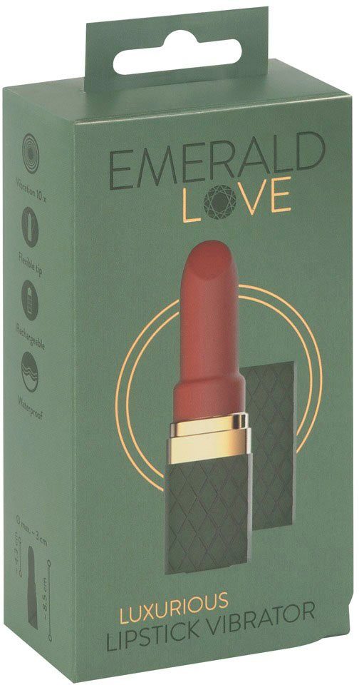 Emerald Love Im Mini-Vibrator, Lippenstift-Design