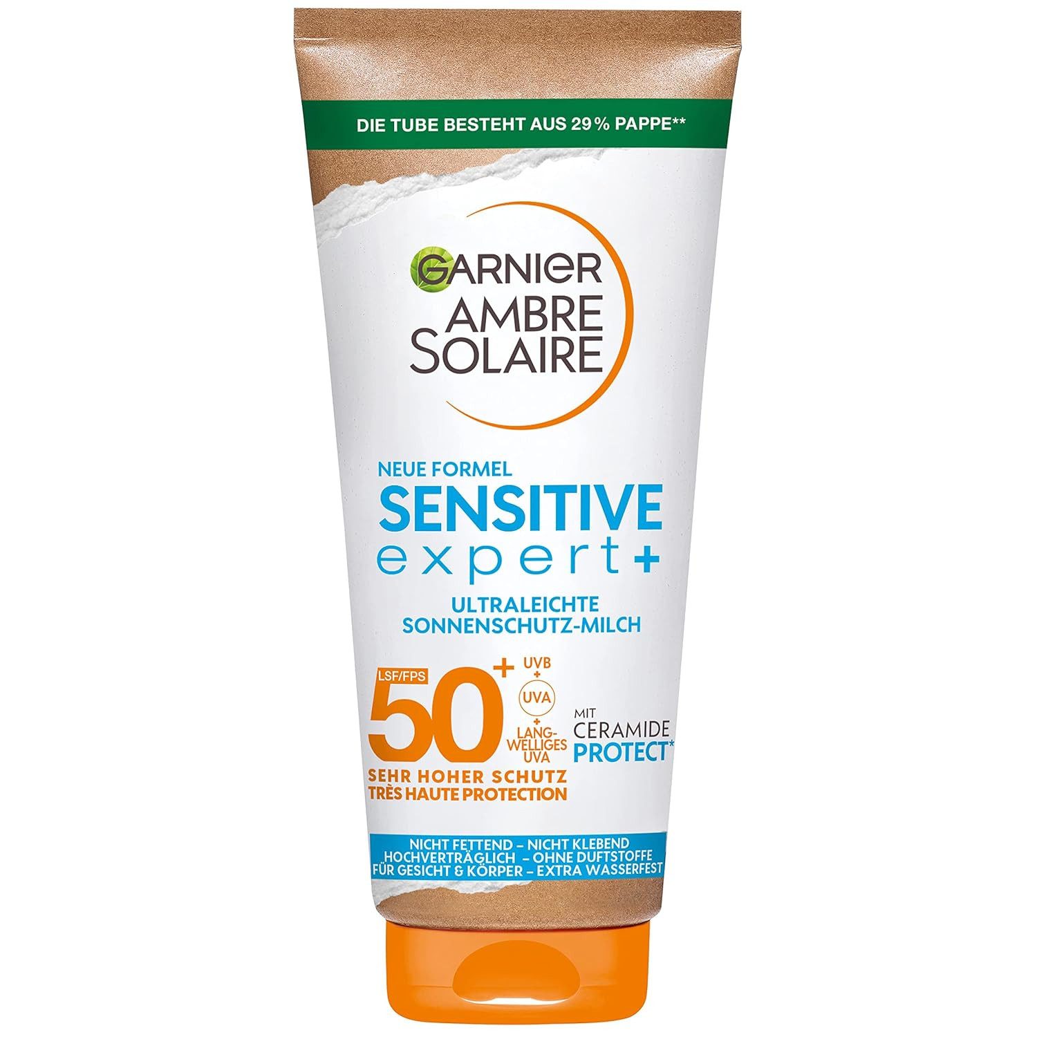 Sonnenschutzmilch Sonnenmilch sensitive expert+, LSF 50+, 175 ml