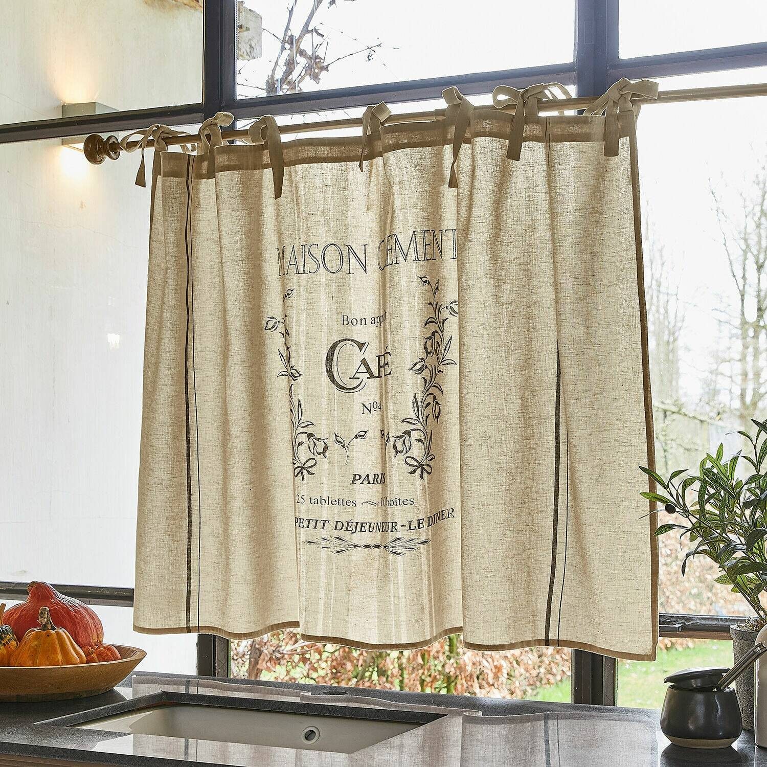 Mirabeau Scheibengardine Scheibengardine Girest beige günstig online kaufen