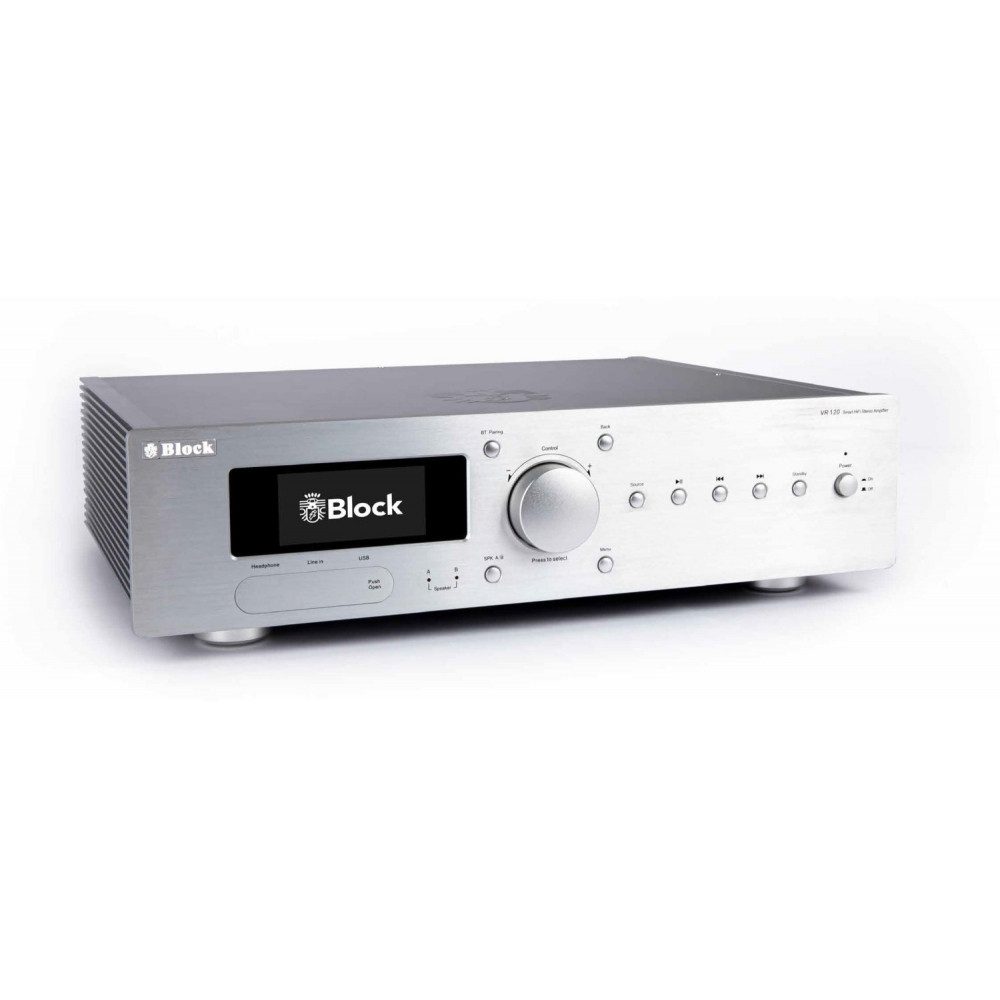 Block VR-120 Netzwerk-Receiver - eleganter Audio-Receiver. WLAN-Router