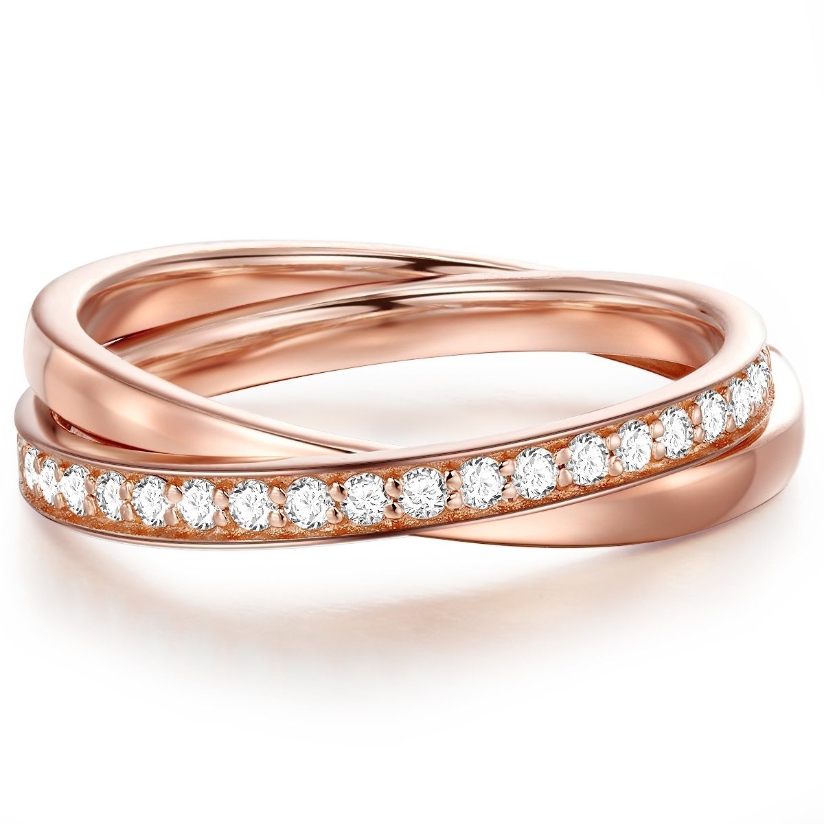 Glanzstücke München Silberring roségold, aus Sterling günstig online kaufen
