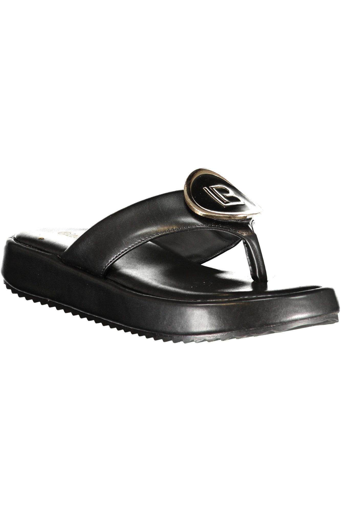 Laura Biagiotti Zehentrenner Elegante Damensandale: Schwarze