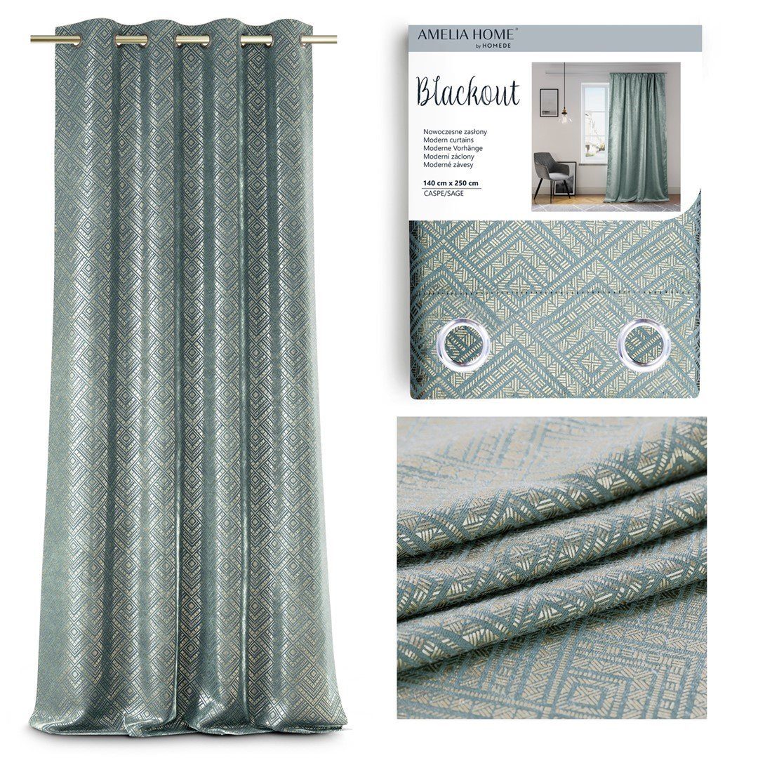 AmeliaHome Vorhang Vorhang Gardine 140x250 cm günstig online kaufen