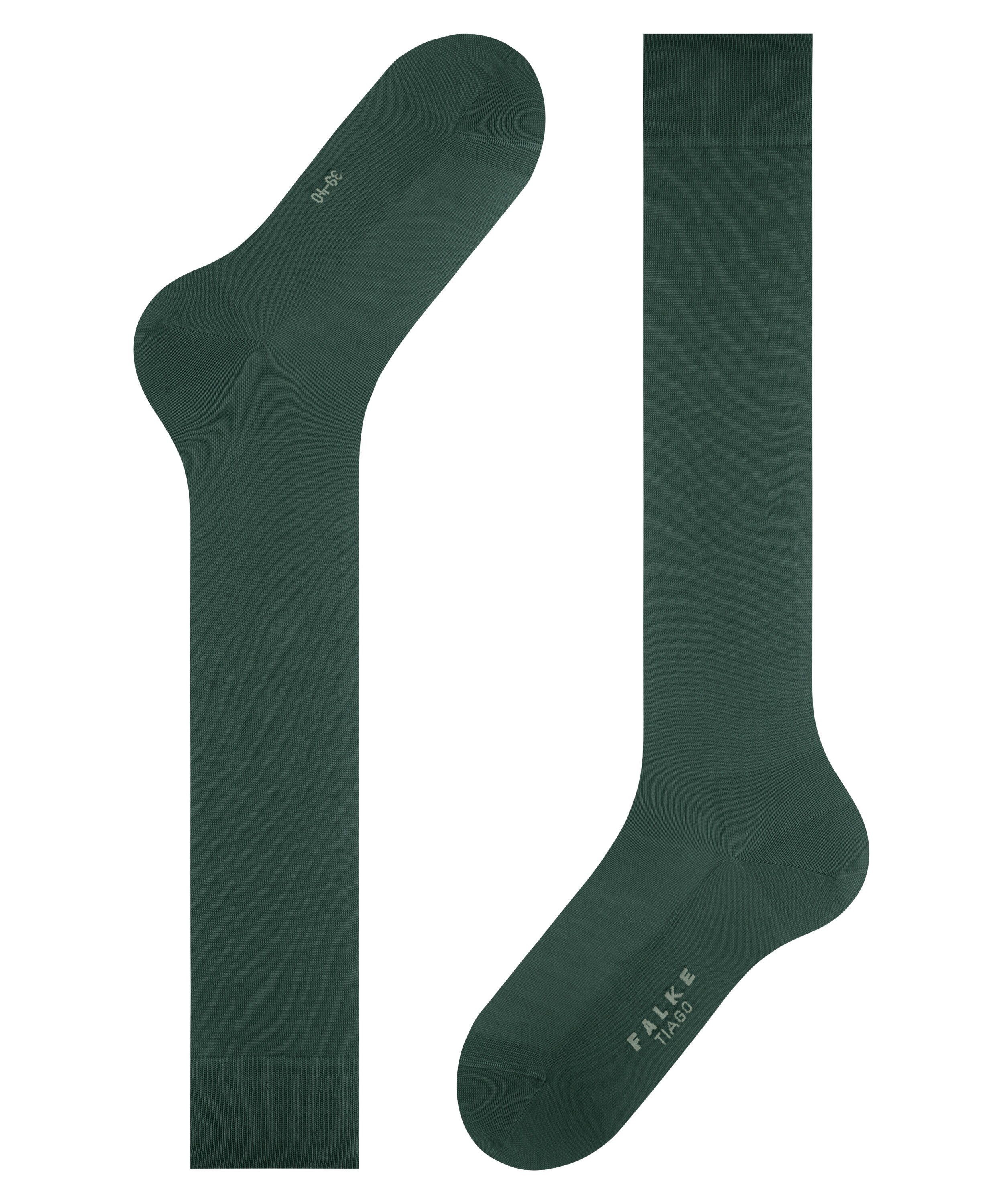 FALKE mit green Tiago (1-Paar) (7441) Glanz leichtem hunter Kniestrümpfe