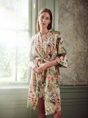 Essenza Kimono Sarai Noleste, Kurzform, Baumwolle, Kimono-Kragen, Gürtel, mit wunderschönem Blumenprint