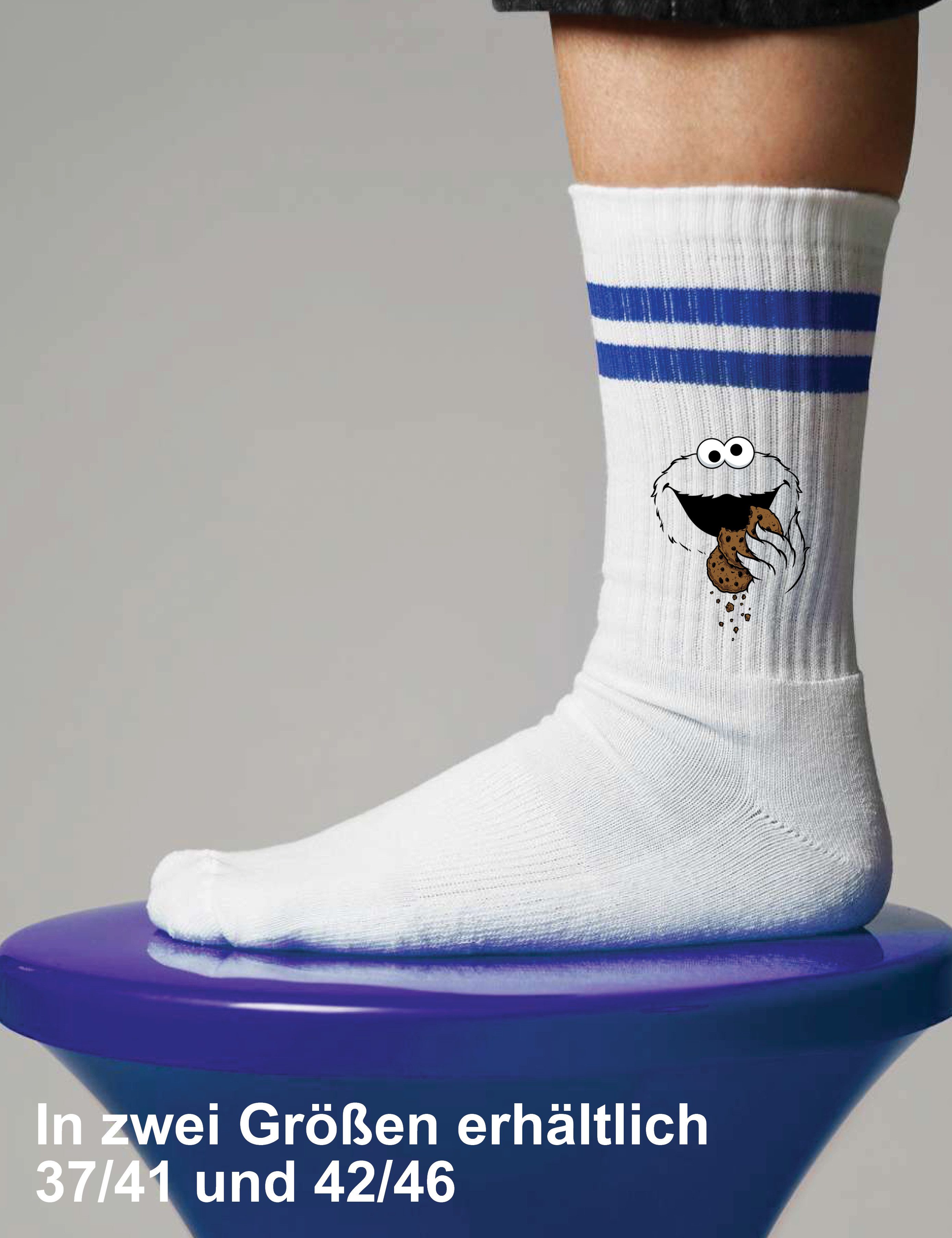 Youth Designz Tennissocken Keks Monster Unisex Cookie Tennis Socken Geschen günstig online kaufen