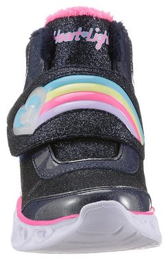 Skechers Kids HEART LIGHTS-BRILLIANT RAINBOW Klettboot mit Blinkfunktion zum Ein- & Ausschalten