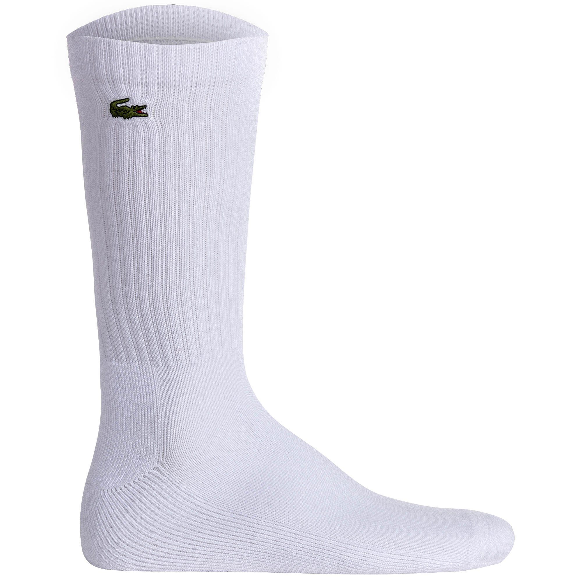 Socken, Lacoste Kurzsocken - Weiß Pack 6er Tennissocken Unisex