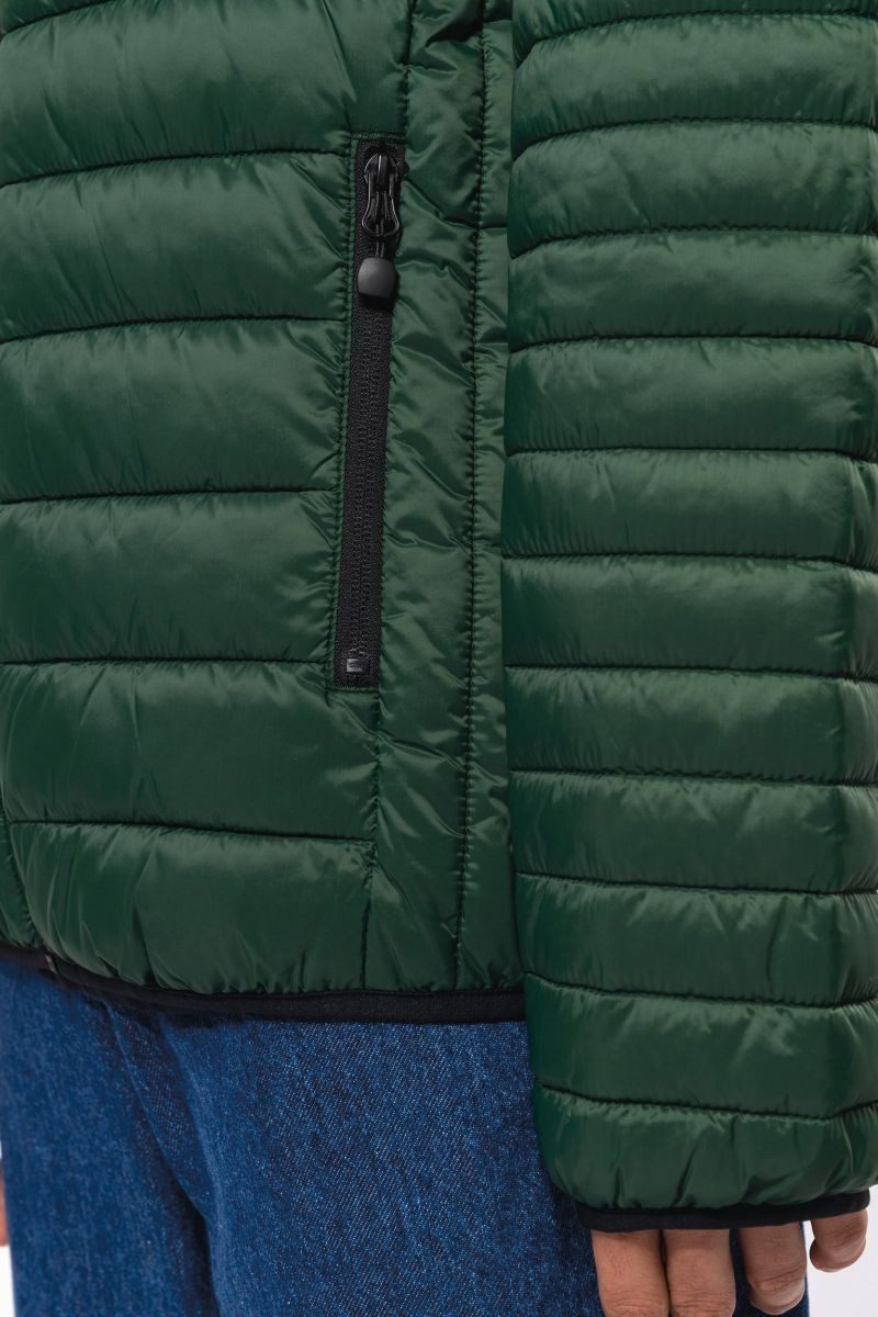 Kariban Outdoorjacke Leichte Herren-Steppjacke mit Kapuze