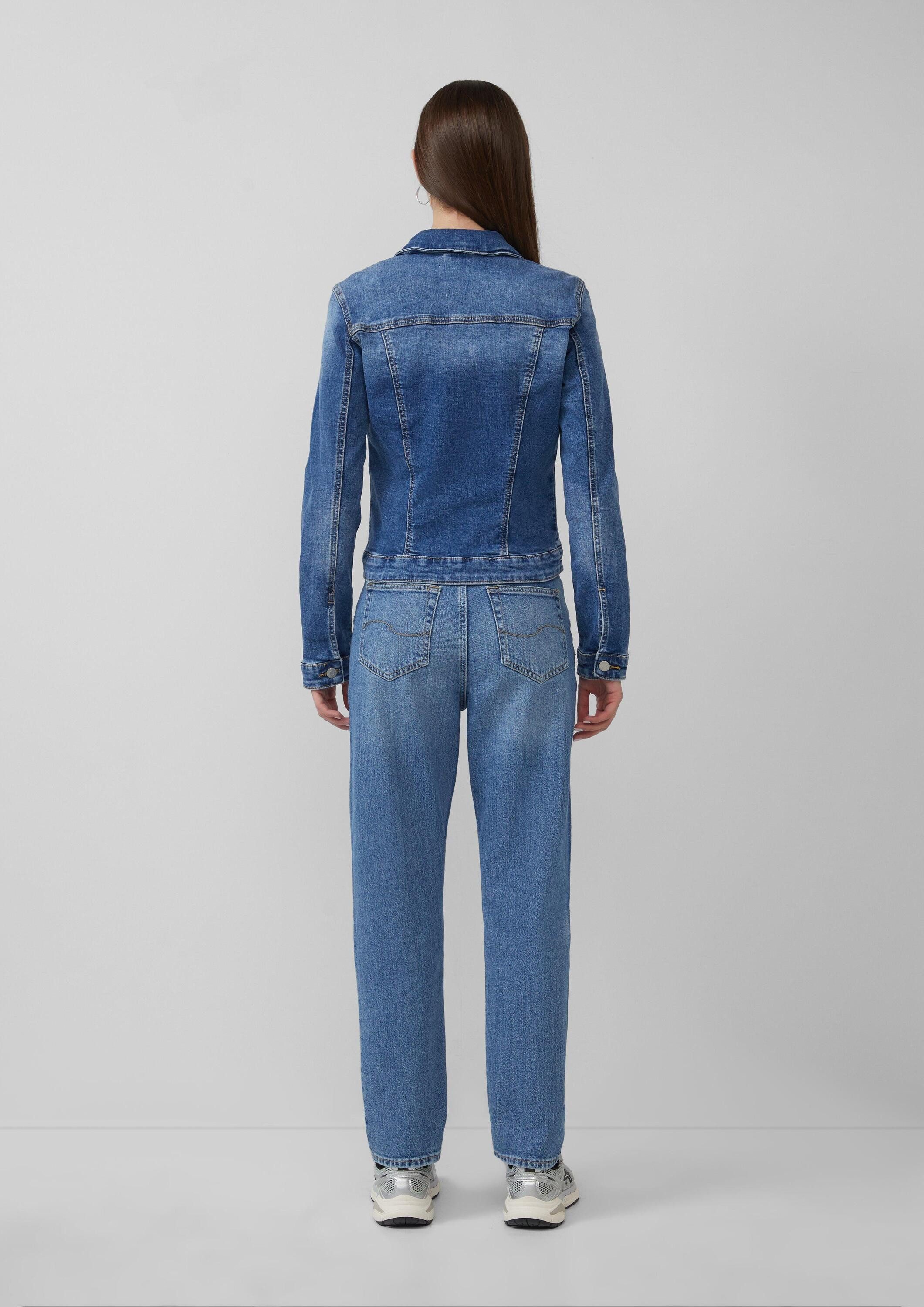 QS Funktionsjacke Indoor-Jacke Denimjacke in authentischer Waschung – Bild 3 von 5