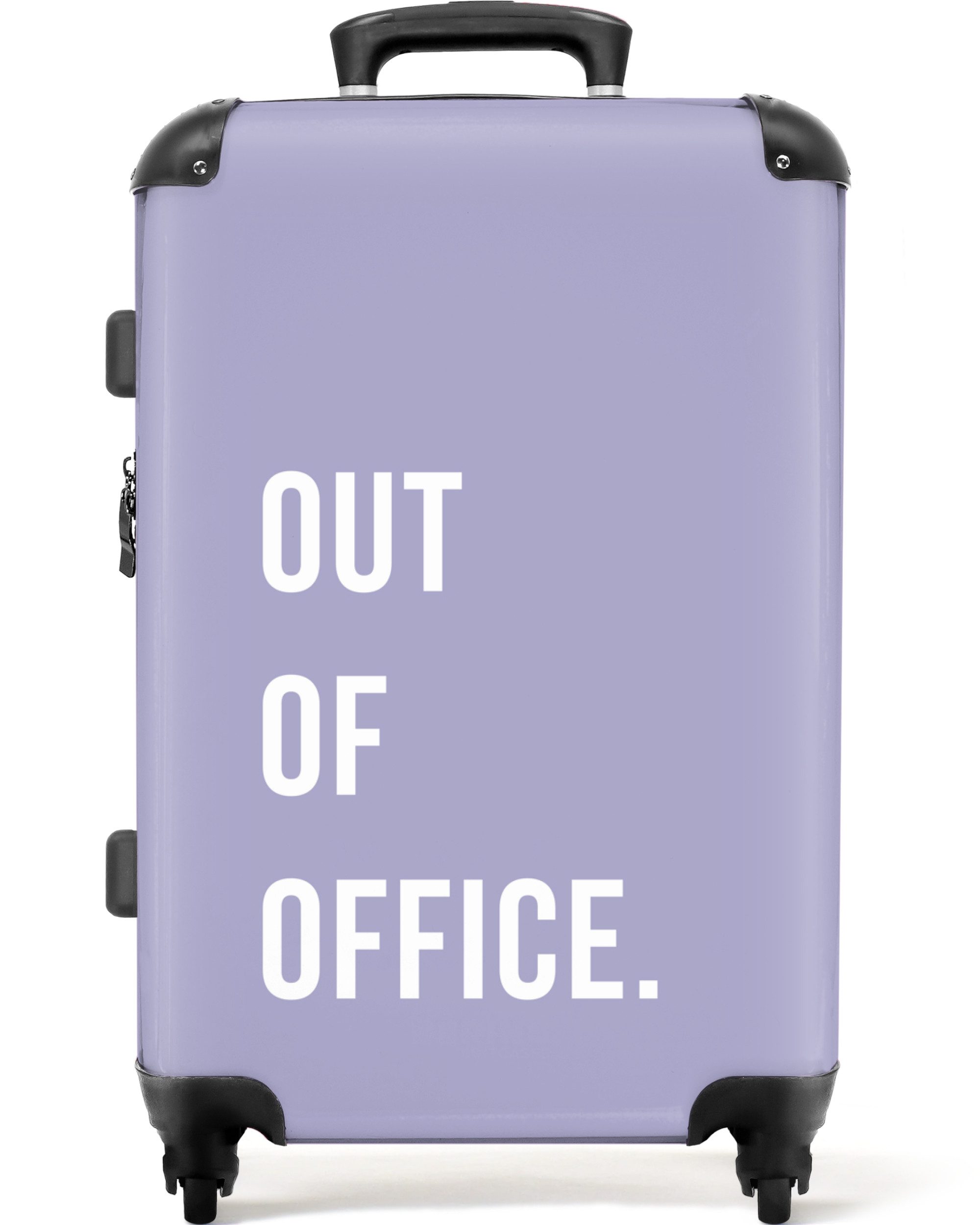 NoBoringSuitcases.com© Hartschalen-Trolley Zitate - Außer Haus günstig online kaufen