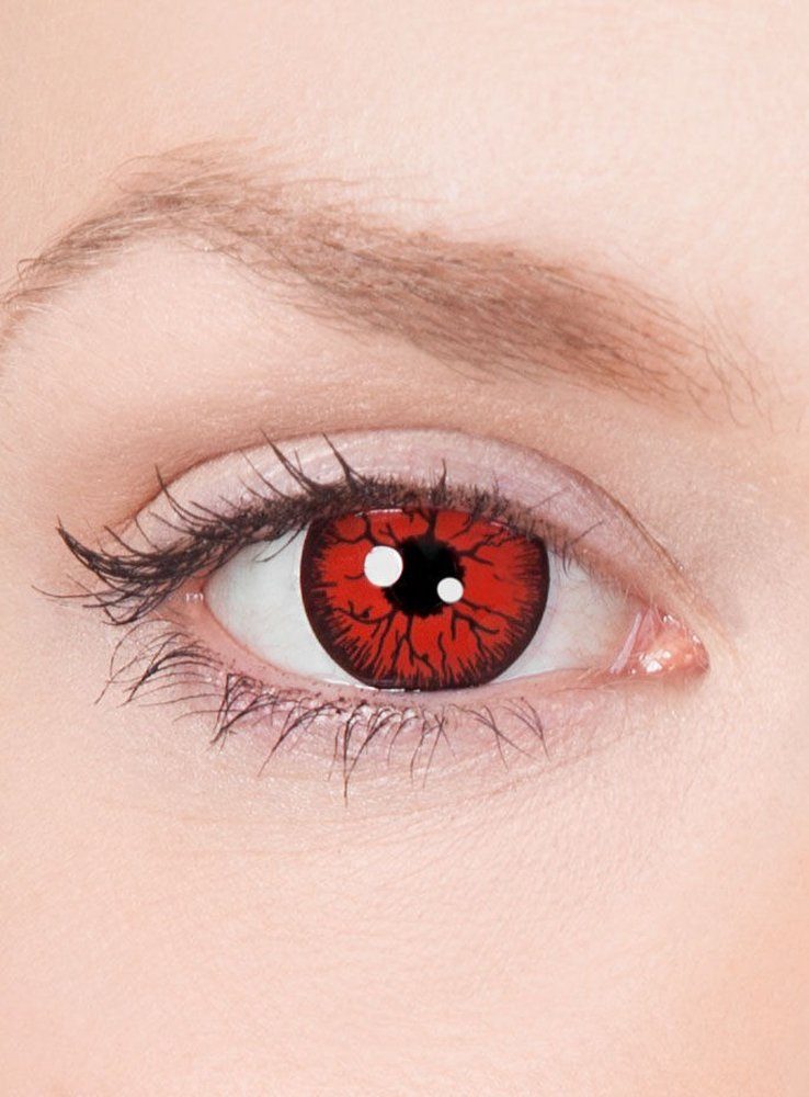 Metamorph Motivlinsen Teufel Spezialeffekt Kontaktlinsen ohne Sehstärke, Weiche Jahres-Motivlinsen