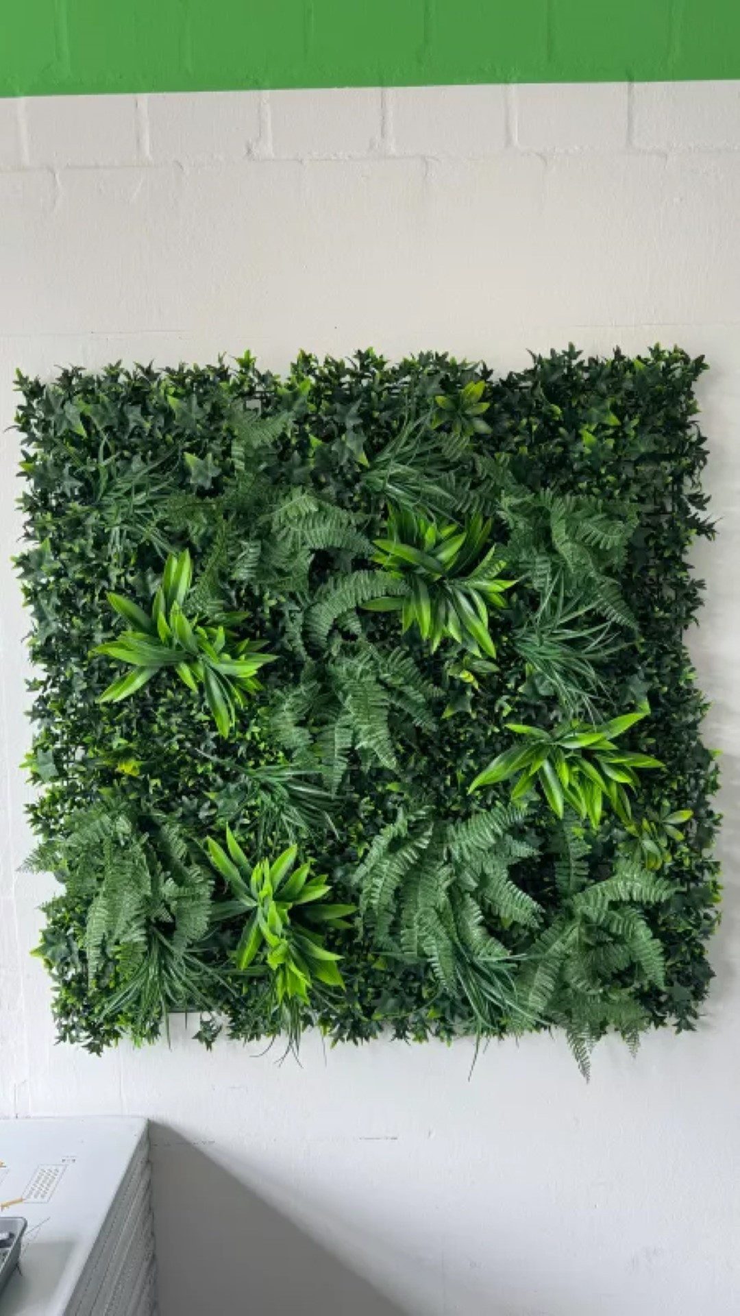 ASCountrystone Wandpaneel Wandgrün Kunsthecke 100x100cm, BxL: 100,00x100,00 cm, 1,00 qm, einfache Montage, ideal als elegantes Wanddesign, leichte Anbringung