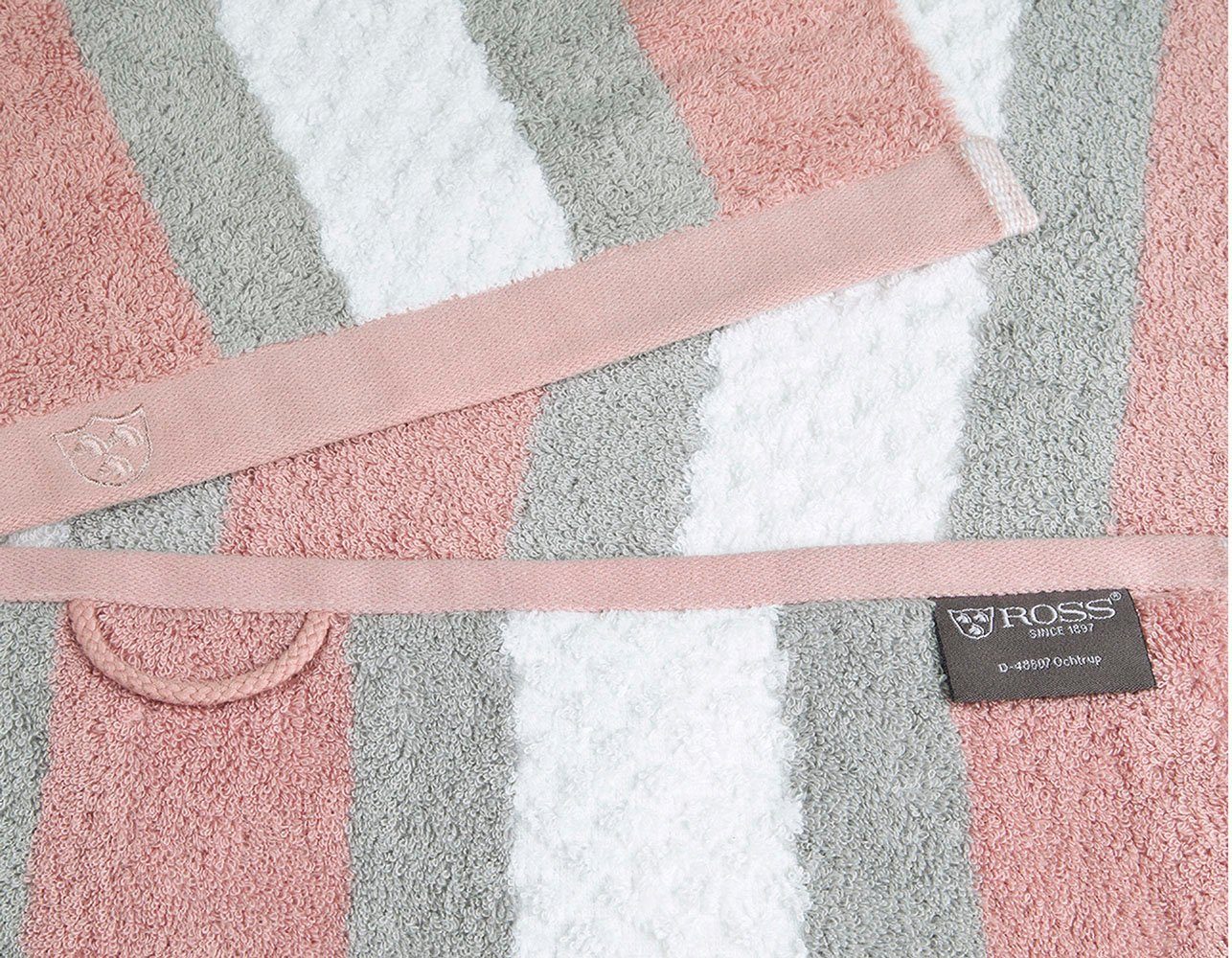 ROSS Duschtuch Harmony, Frottier (1-St), 100 % Baumwolle, Hoch Tief Struktur, viele Farben