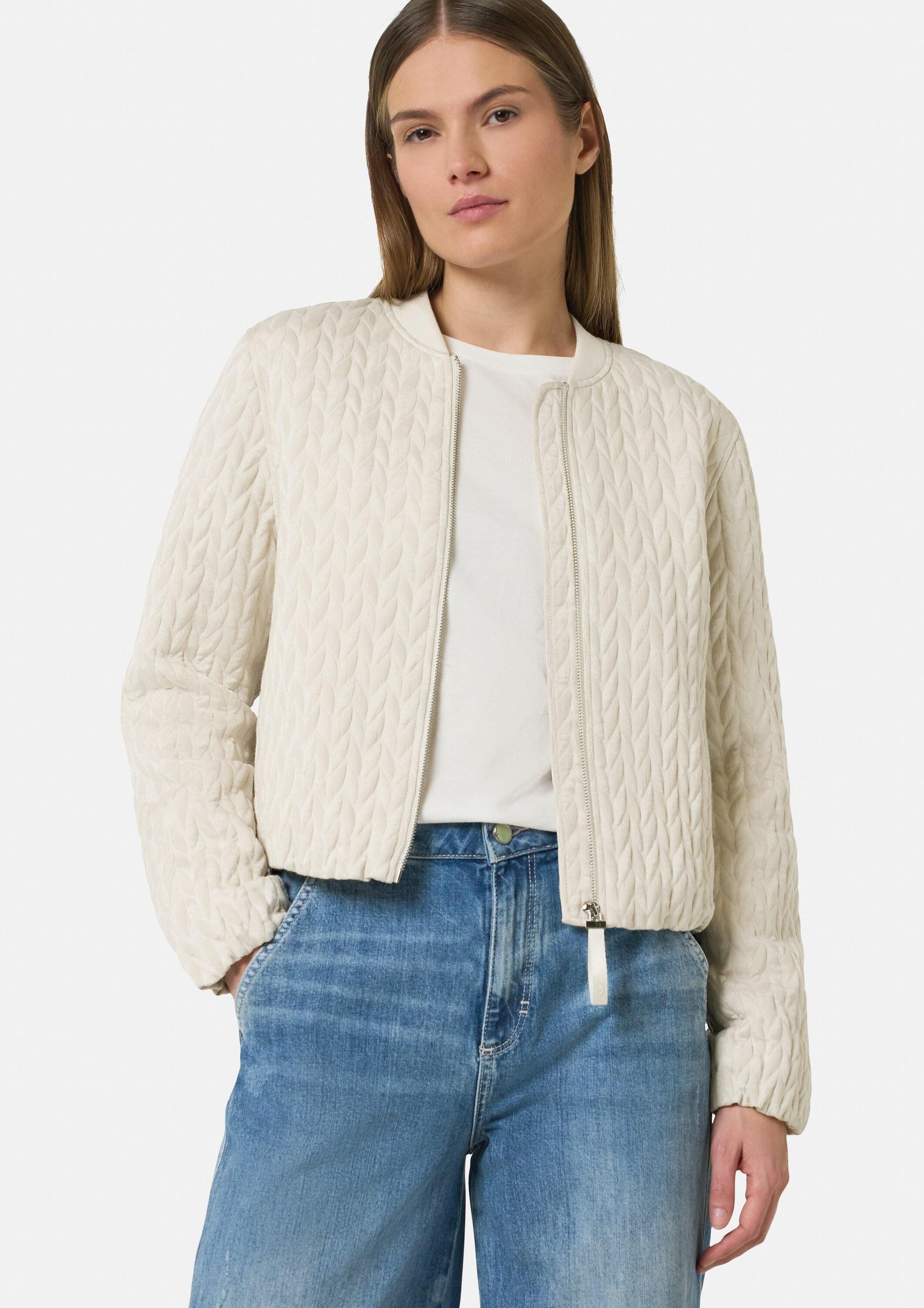 comma Курткиblazer Indoor-Jacke Leicht wattierte Jacke in Stepp-Optik mit elastischen Säumen