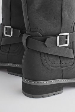 Next Forever Comfort® Kniehohe Stiefel mit Schnalle Stiefel (1-tlg)