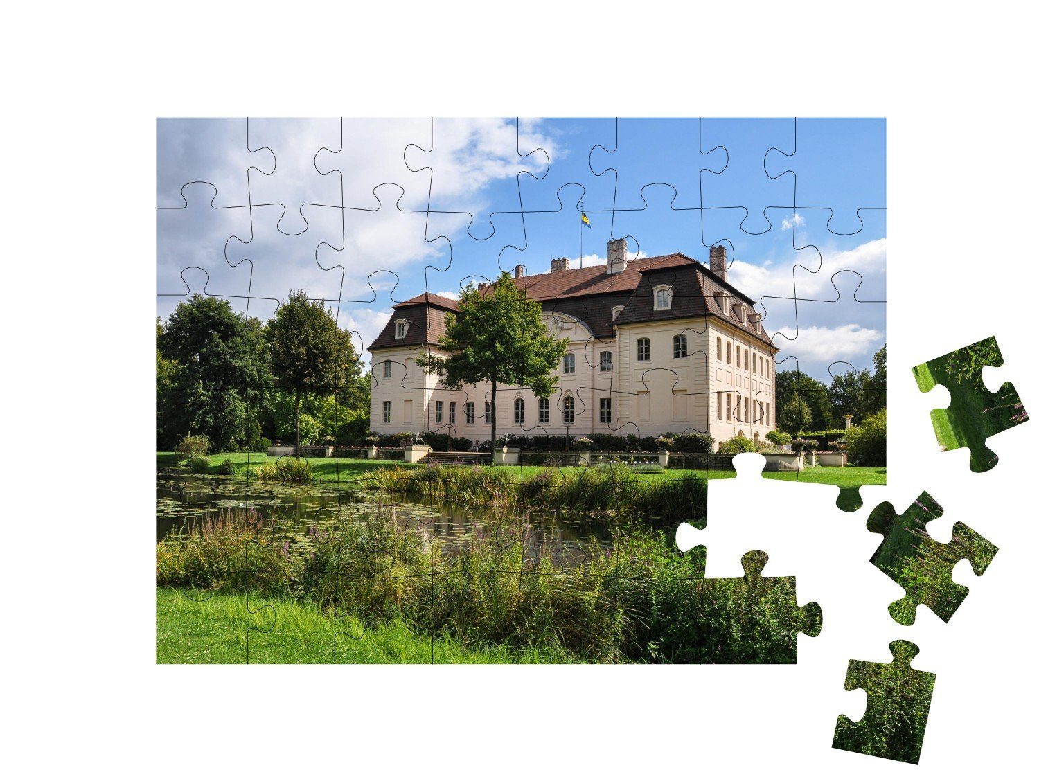 Schloss Puzzleteile, puzzleYOU puzzleYOU-Kollektionen Puzzle 48 Branitz, Cottbuser