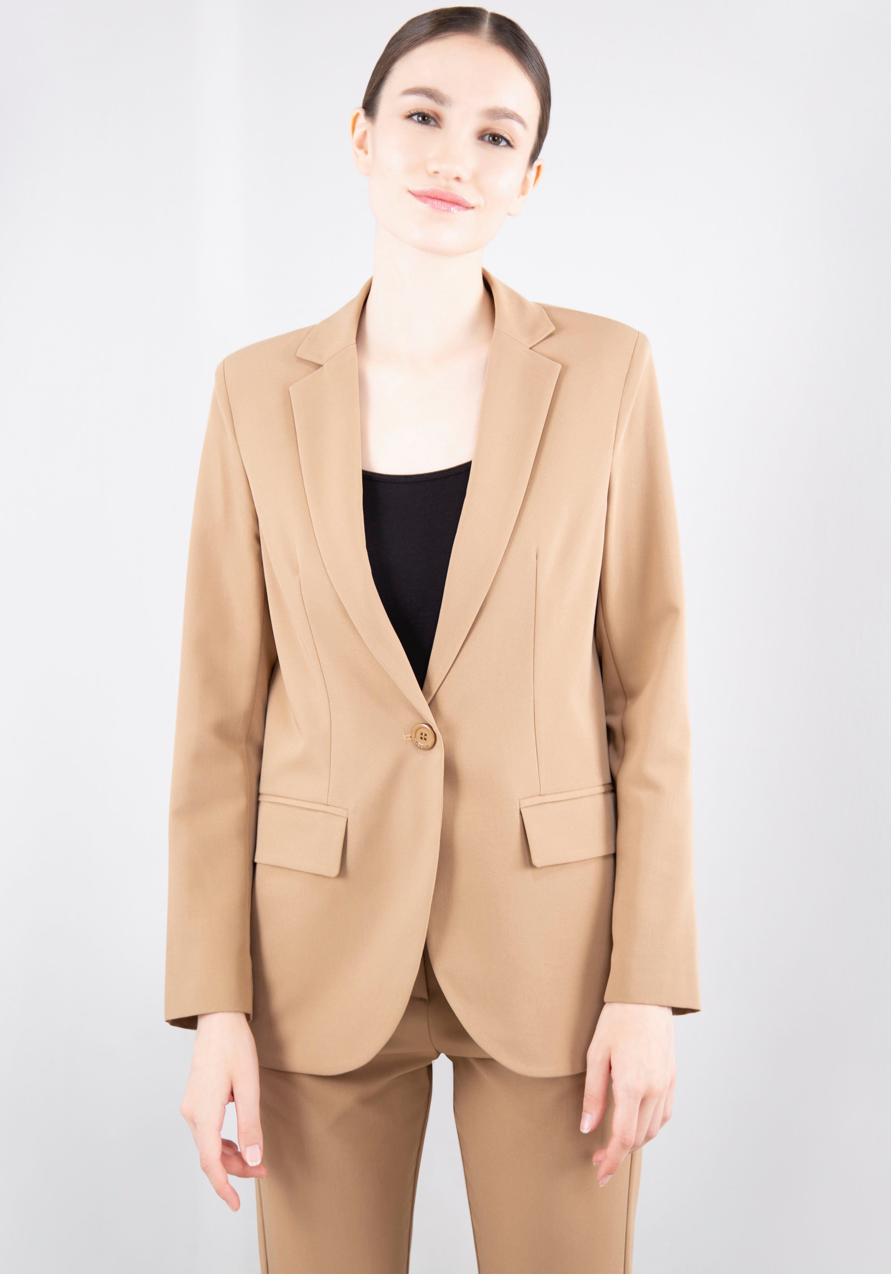 IMPERIAL camello Boyfriend-Blazer Blusenblazer