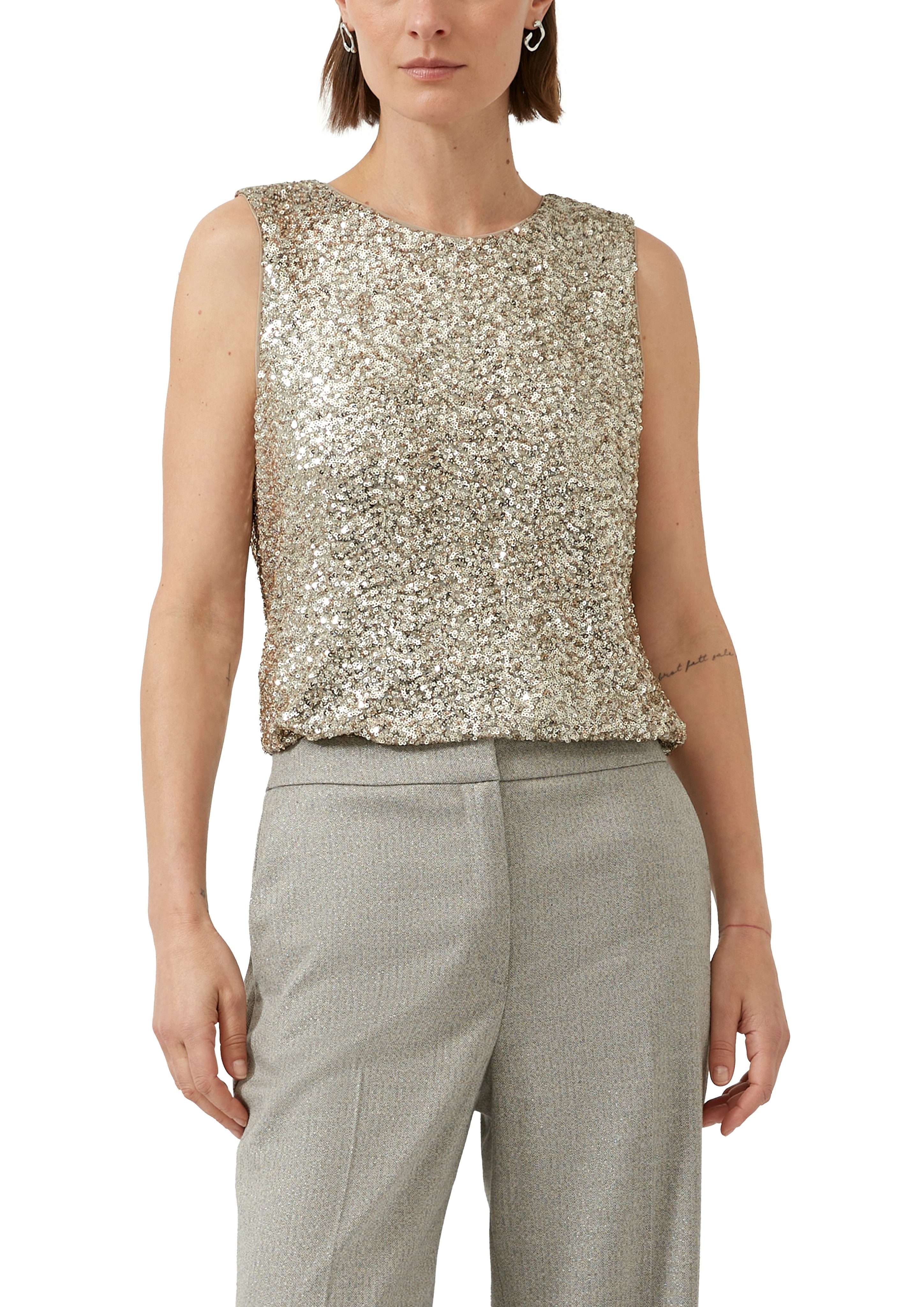 s.Oliver BLACK LABEL Kurzarmbluse günstig online kaufen