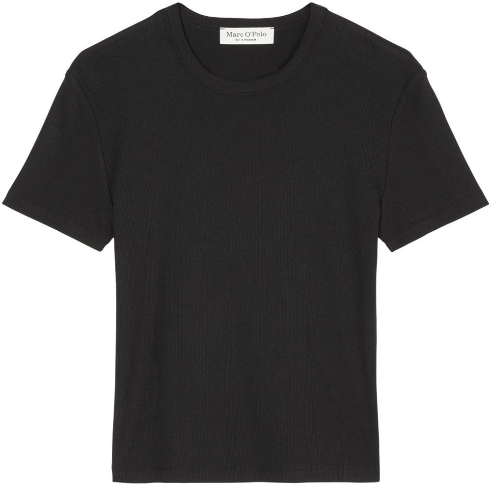 Marc O'Polo Kurzarmshirt Modern Move mit gerippter Struktur günstig online kaufen