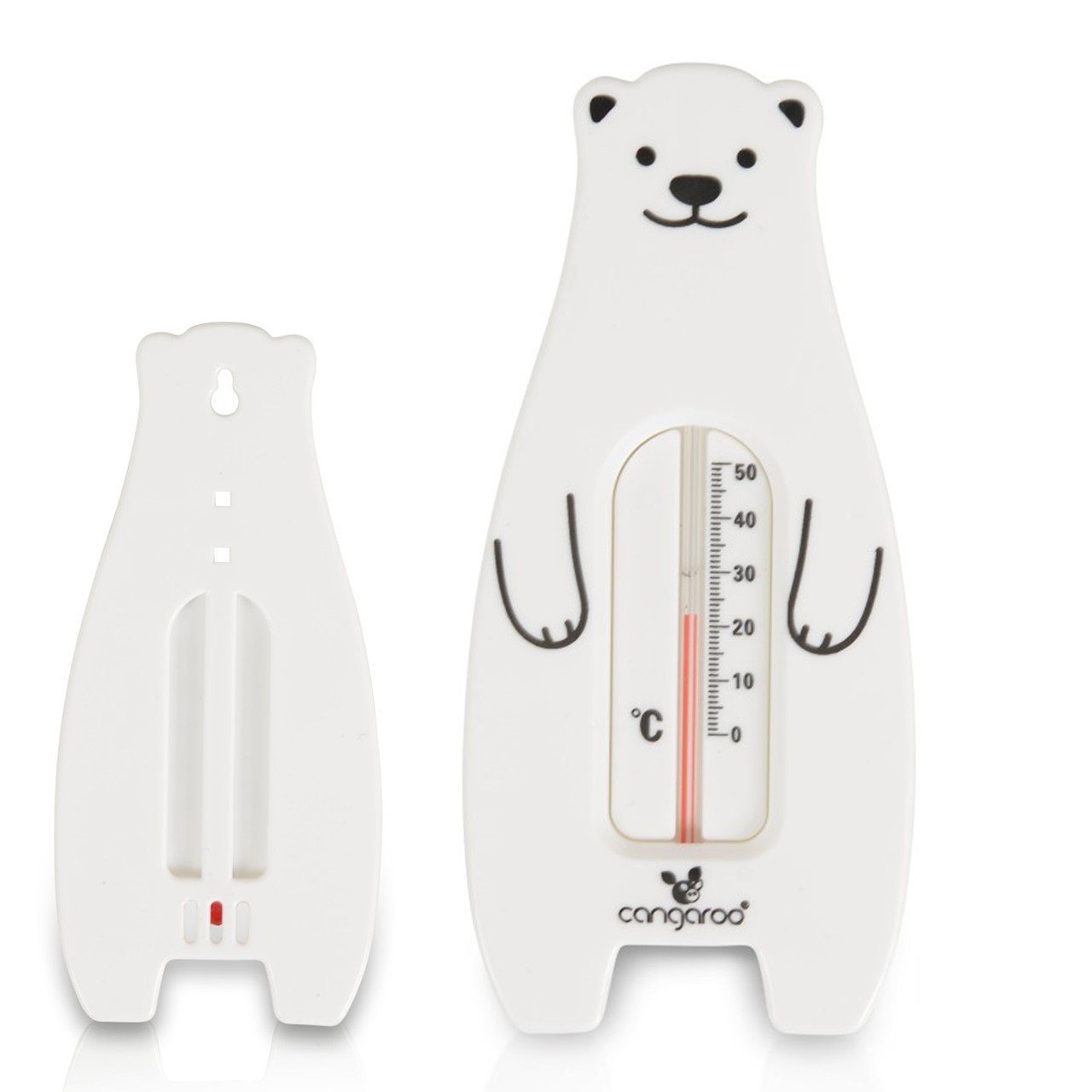 Cangaroo Badethermometer Wasserthermometer Badethermometer, 1-tlg., Messbereich 10 bis 50°C, bruchsicher