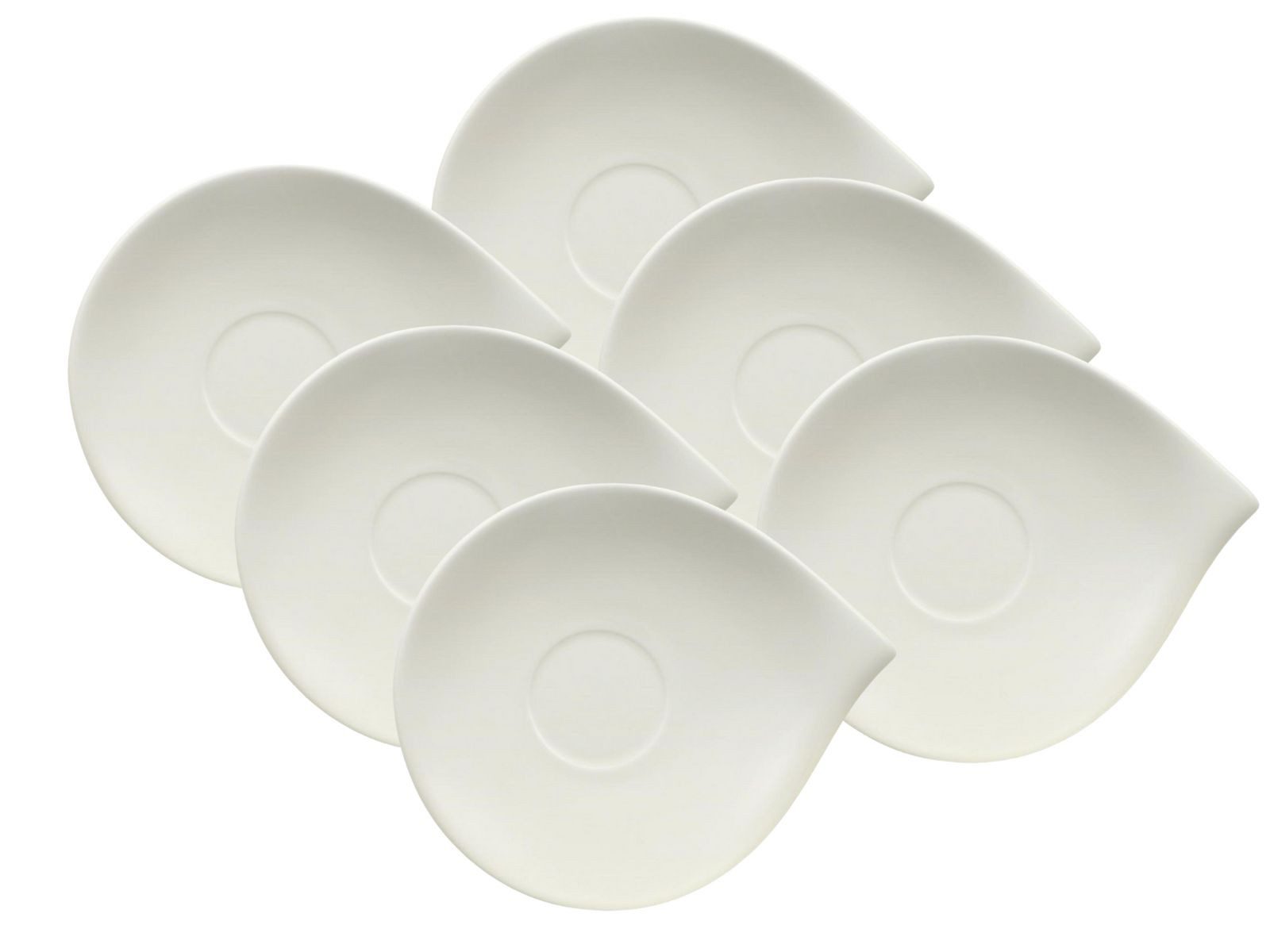 Geschirr-Set Flow Frühstücksuntertasse 21cm Set6