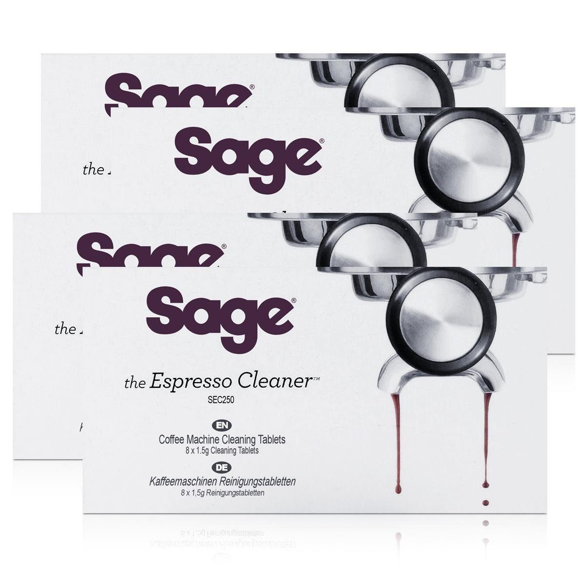 Sage Sage Appliances SEC250 Espresso Cleaning Tablets Reinigungstablette (4 Reinigungstabletten | Putzmittel