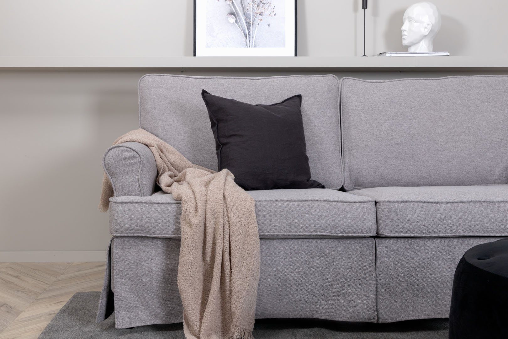 Personen Sofa Sofa 2 grau., Teile Anton ebuy24 1