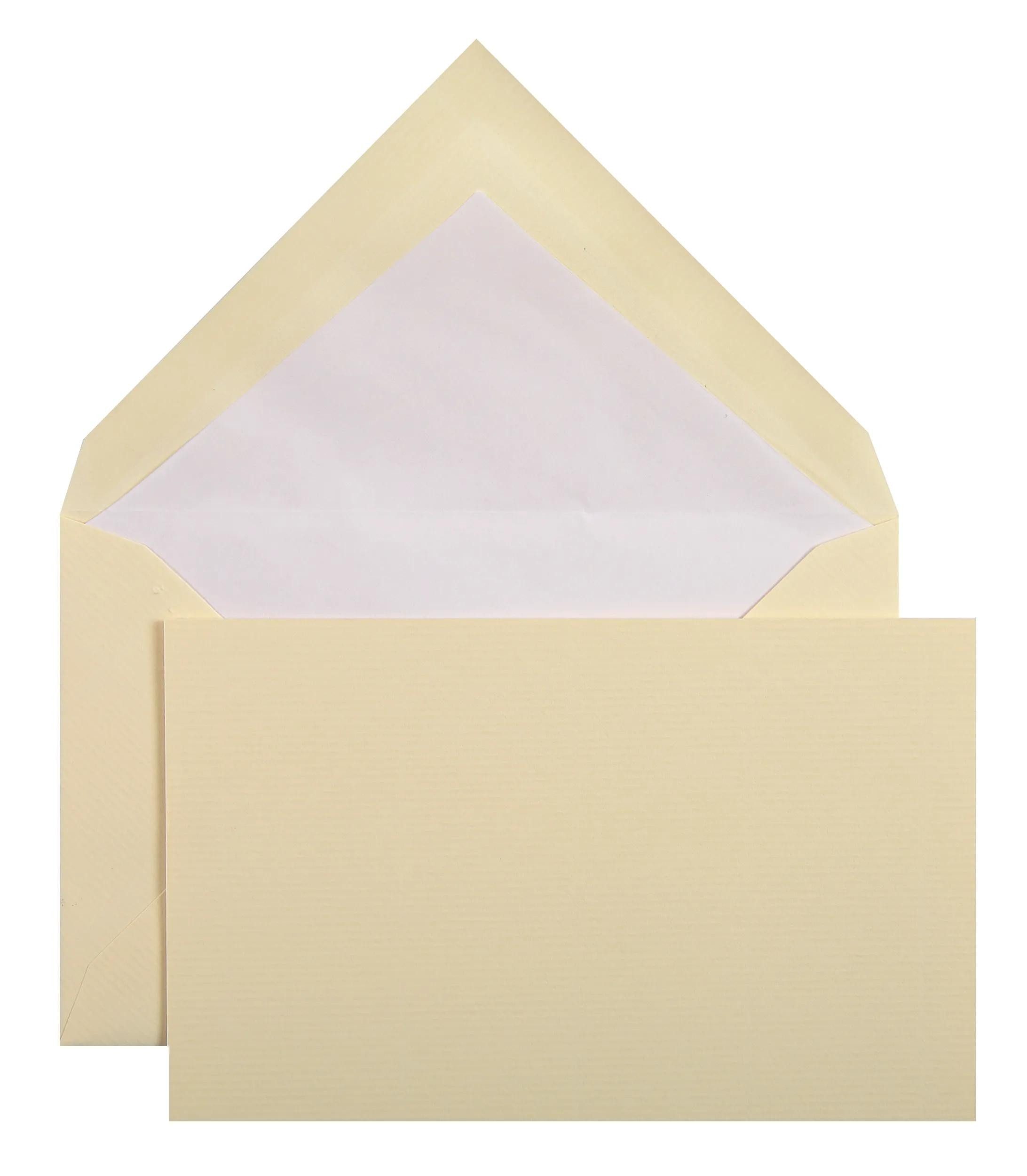 Thumbnail - G.Lalo Briefpapier 5x Korrespondenzset 10 Karten und 10 Umschl 90x140mm Elfenbein 25616L, LALO