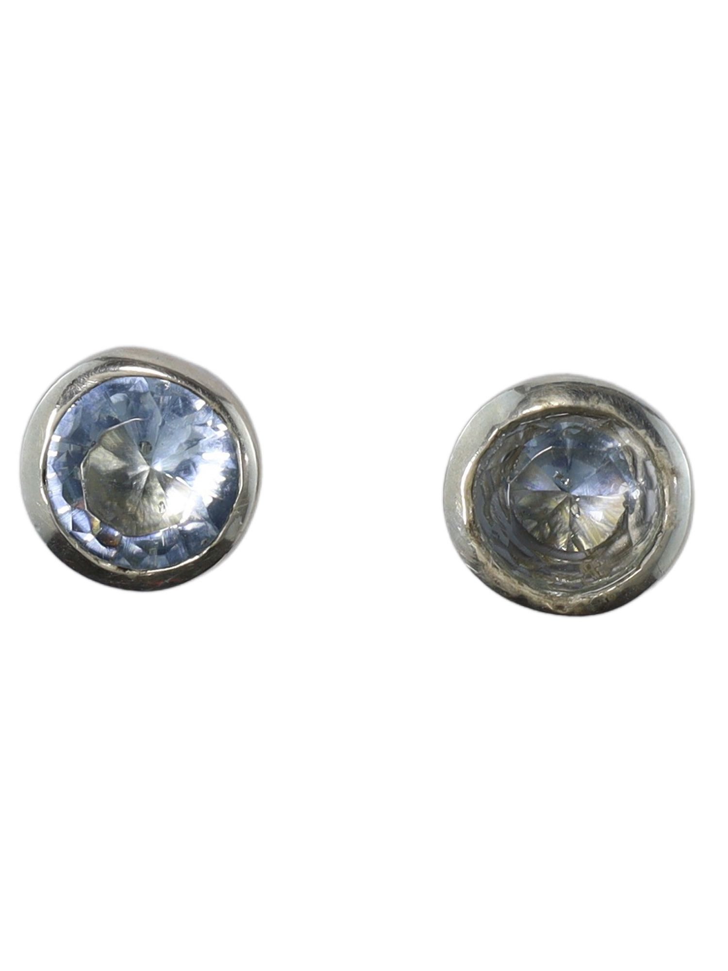 Miamar Paar Ohrstecker 981623, MIAMAR 0981623 Damen Ohrstecker Sterling-Silber 925 Silber blau