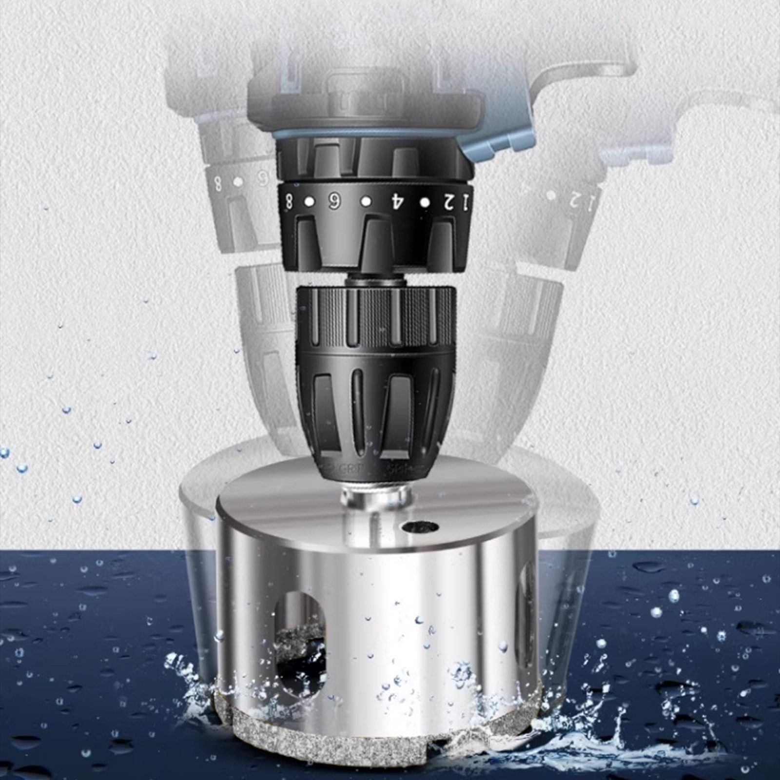 REDOM Bohrkrone 10er Diamantbohrer Set Bohrerwerkzeug, 6-68mm Glasbohrer Ke günstig online kaufen