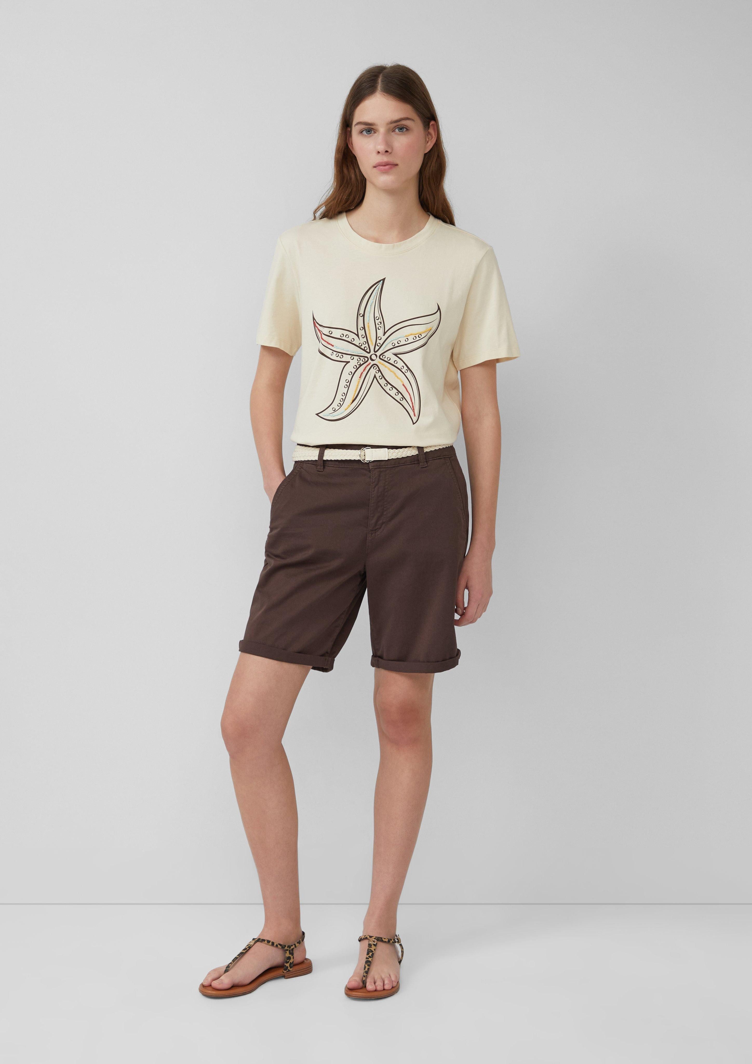 s.Oliver Shorts Shorts mit geflochtenem Gürtel günstig online kaufen