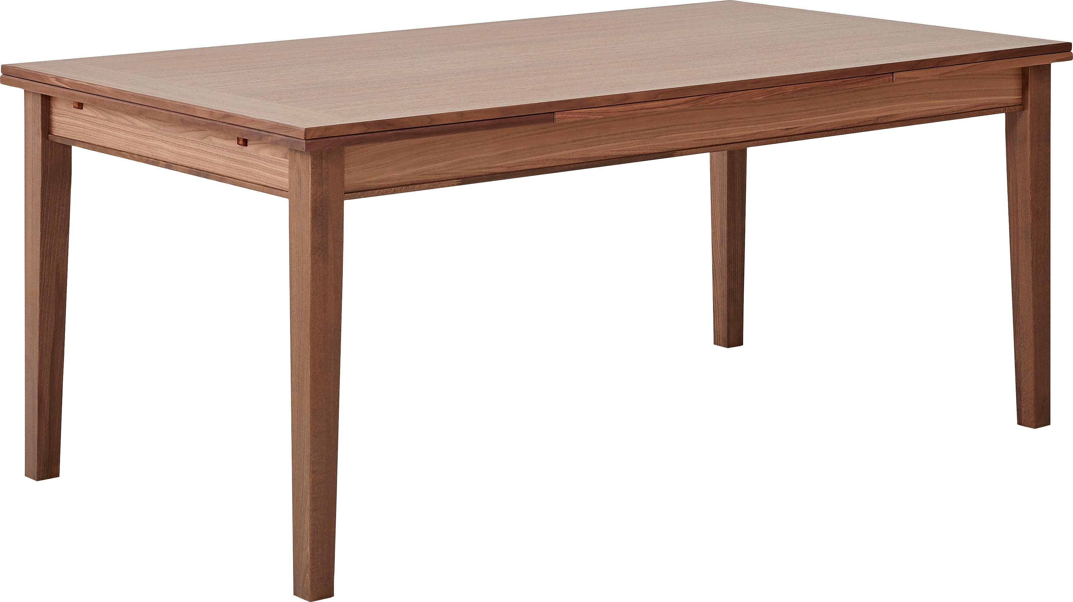 Hammel Tischplatte in Furniture 180(280)x100 Gestell Sami, Esstisch Basic und by Hammel in cm, Furnier Massivholz Walnuss