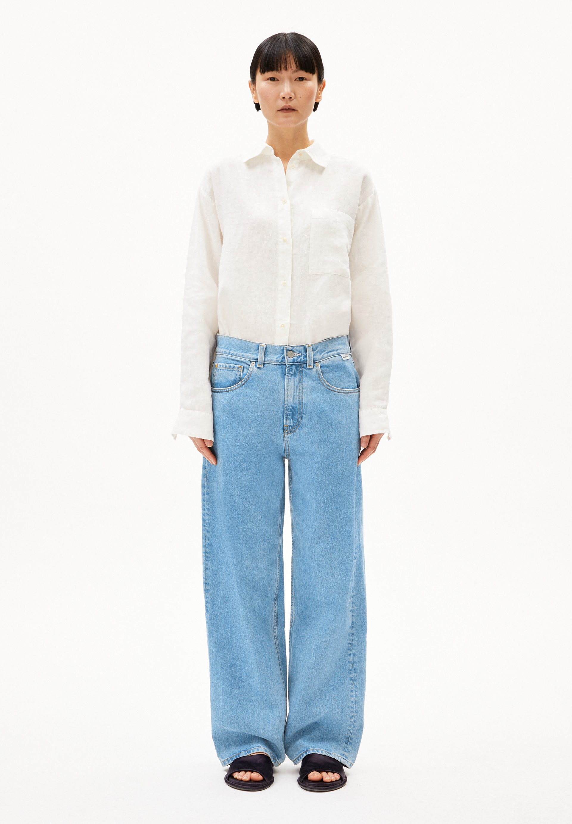 Armedangels Boyfriend-Jeans HAAYI Baggy Jeans recycelte Baumwolle Baggy Fit günstig online kaufen