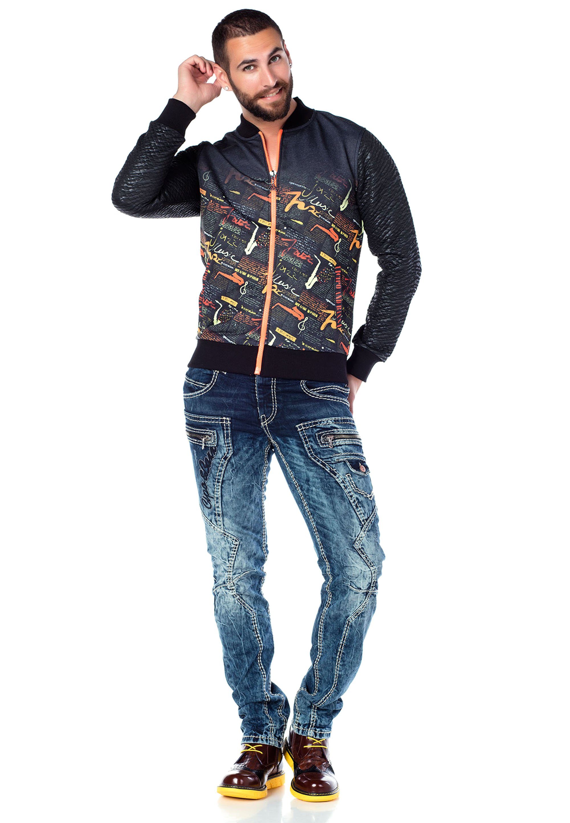 Cipo & Baxx Bequeme Jeans lässigem Taschen-Design mit