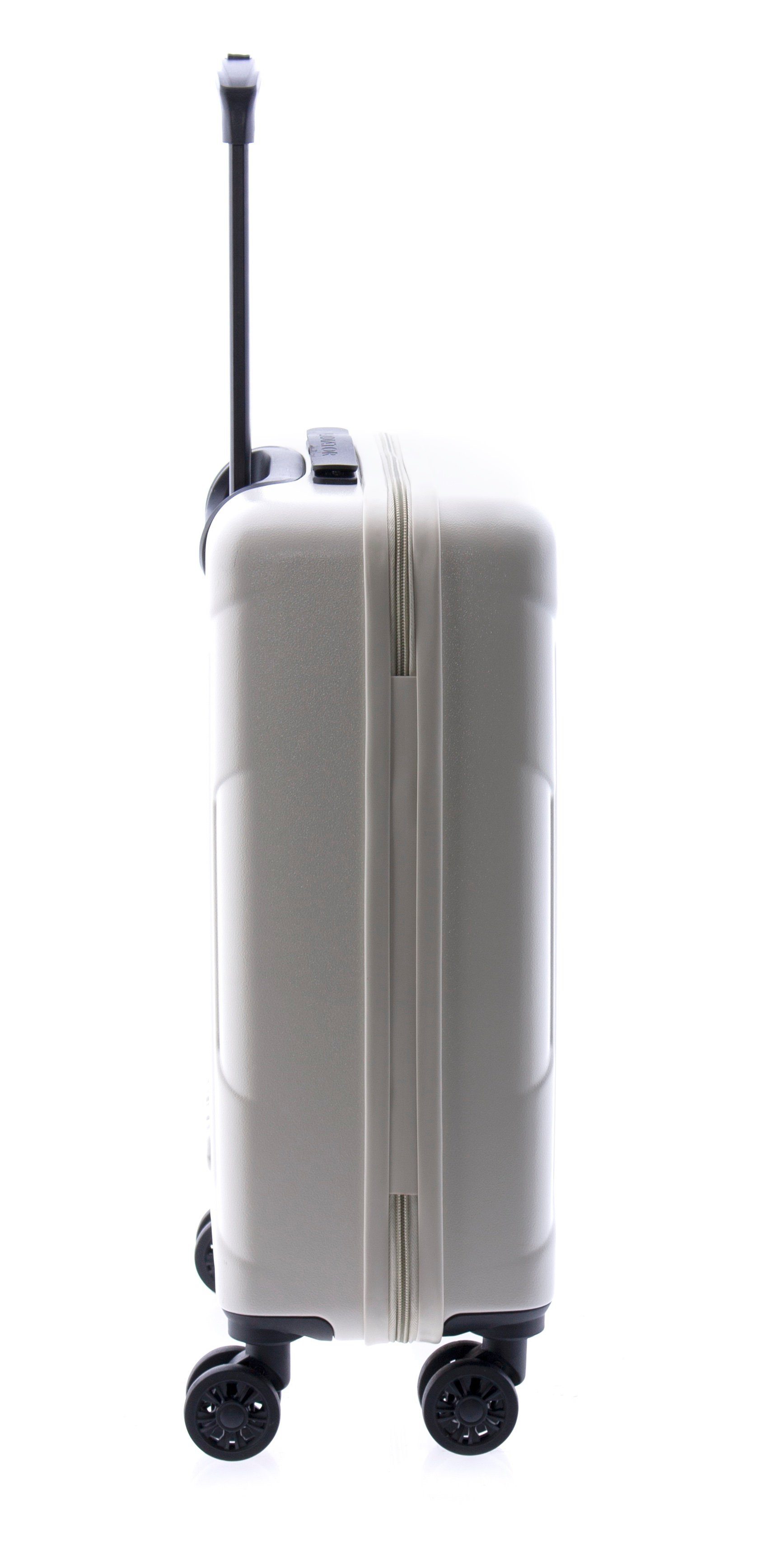 Koffer 3,3kg, Farben 4 cm, 4 TSA, 68 Hartschalen-Trolley - GLADIATOR M weiss Rollen