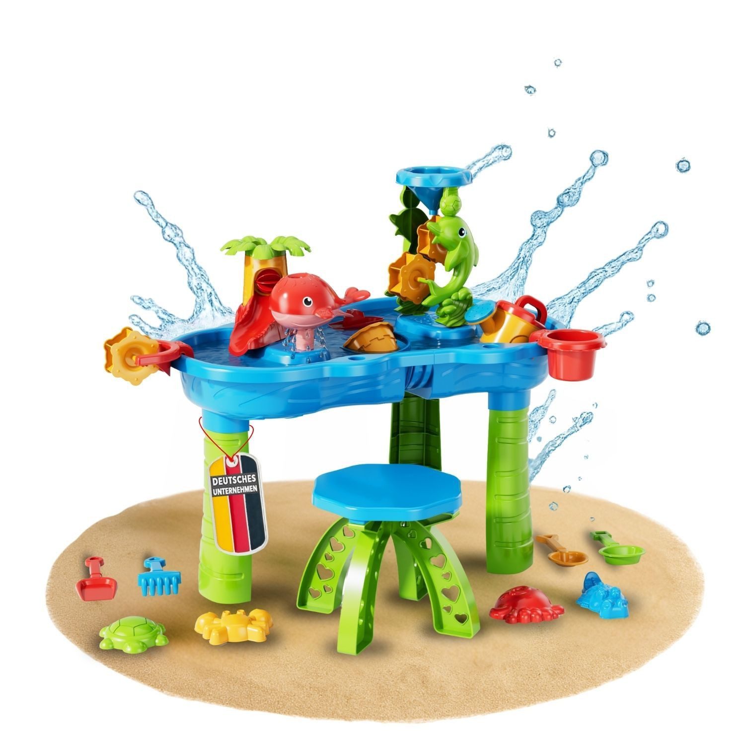 Coemo Wasserspieltisch NARIUS L, (18-tlg), Sand- günstig online kaufen