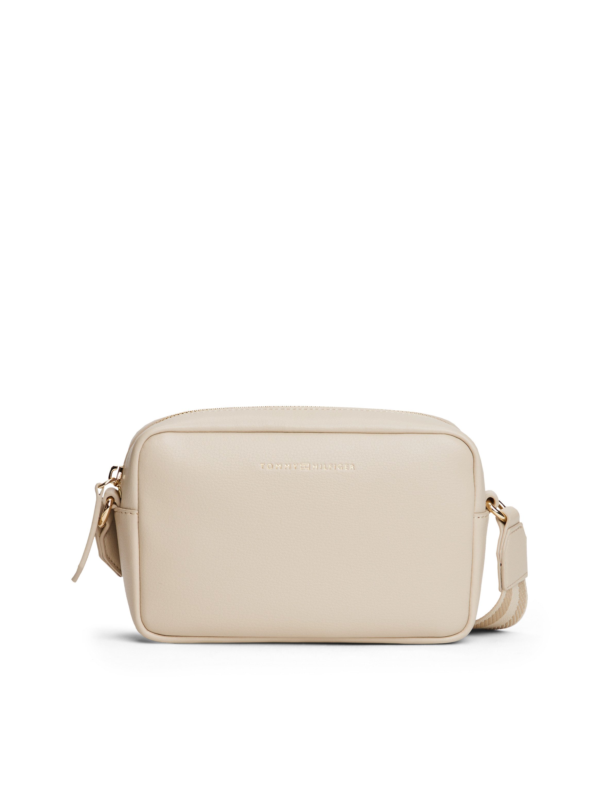 Tommy Hilfiger Mini Bag TH LOGOTAPE CAMERA BAG, Damen Umhängetasche, Schultertasche mit Logoschriftzug