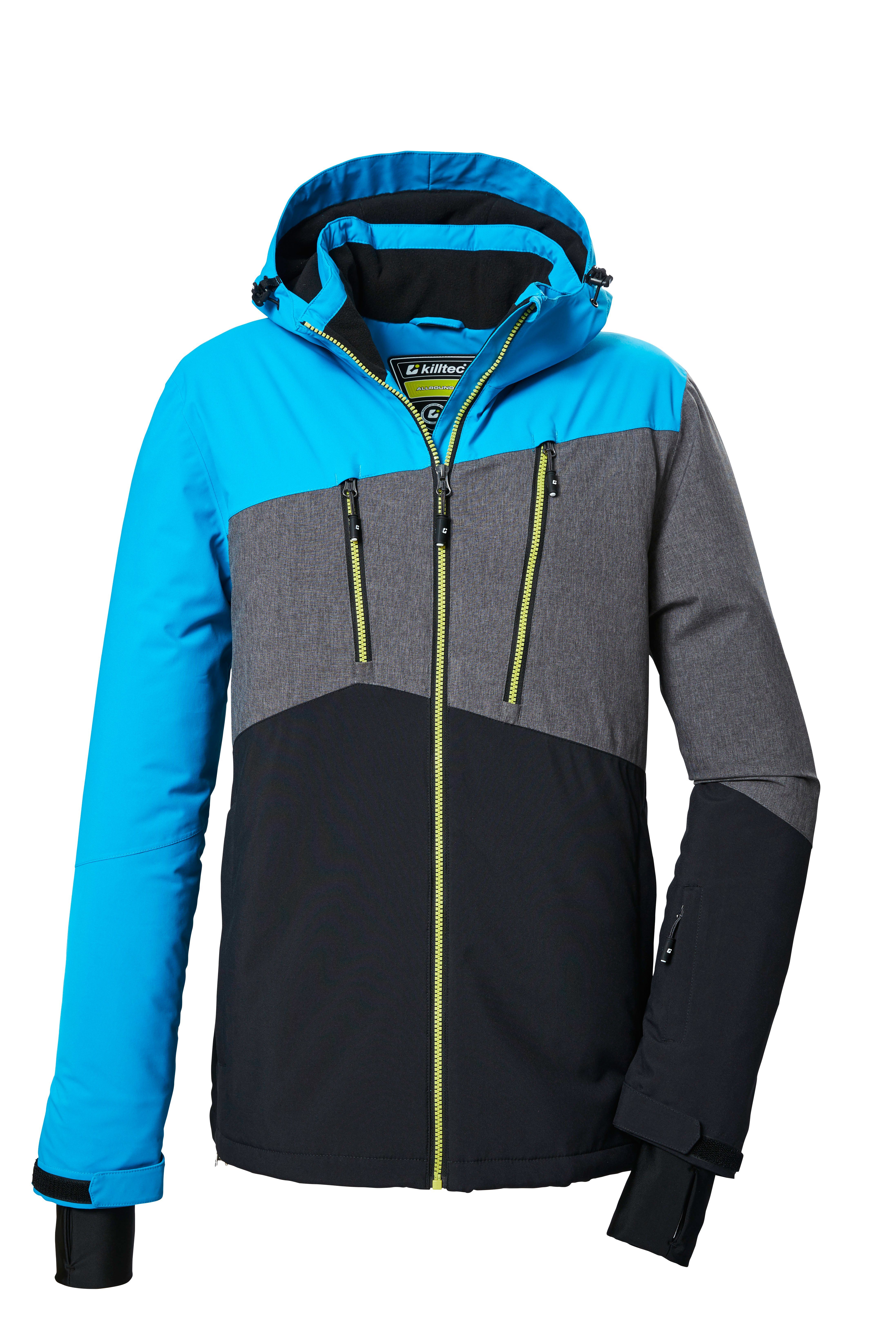 Killtec Skijacke KSW 306 MN SKI JCK mit Kapuze, mit Schneefang himmelblau