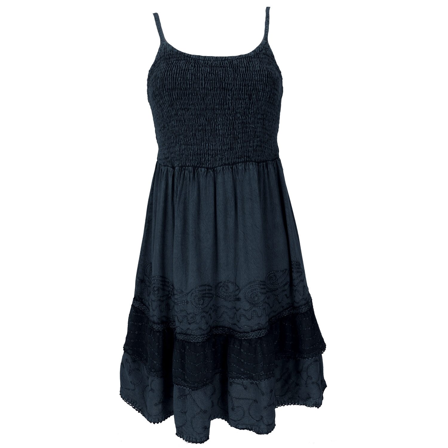 Guru-Shop Midikleid Besticktes indisches Boho Kleid, günstig online kaufen