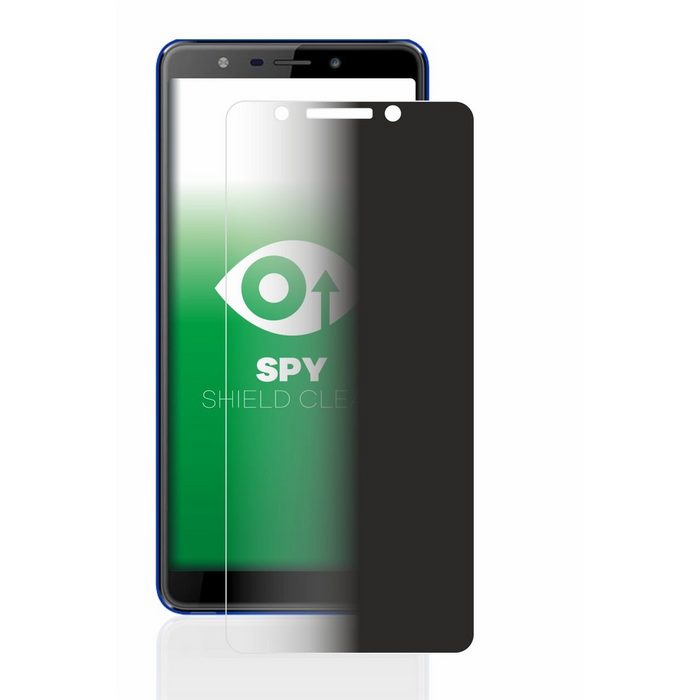 upscreen Blickschutzfolie für Panasonic Eluga Ray 530 Displayschutzfolie Blaulichtfilter Privacy Folie Schutzfolie Sichtschutz klar Anti-Spy