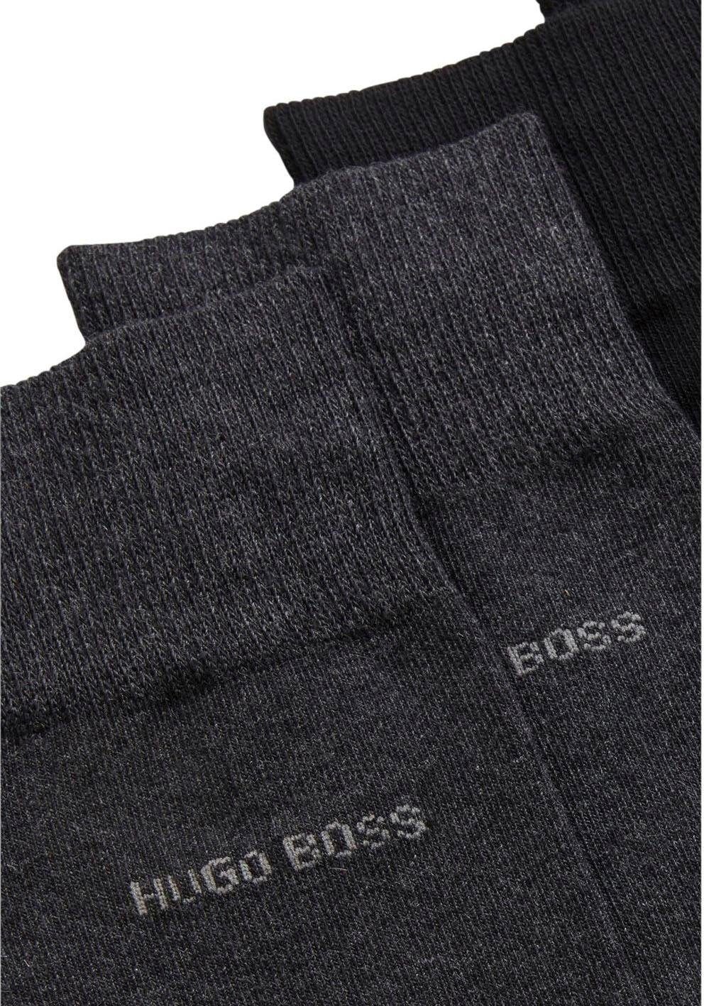 marine Uni anthrazit, RS BOSS Socken 3P (3-Paar) schwarz,