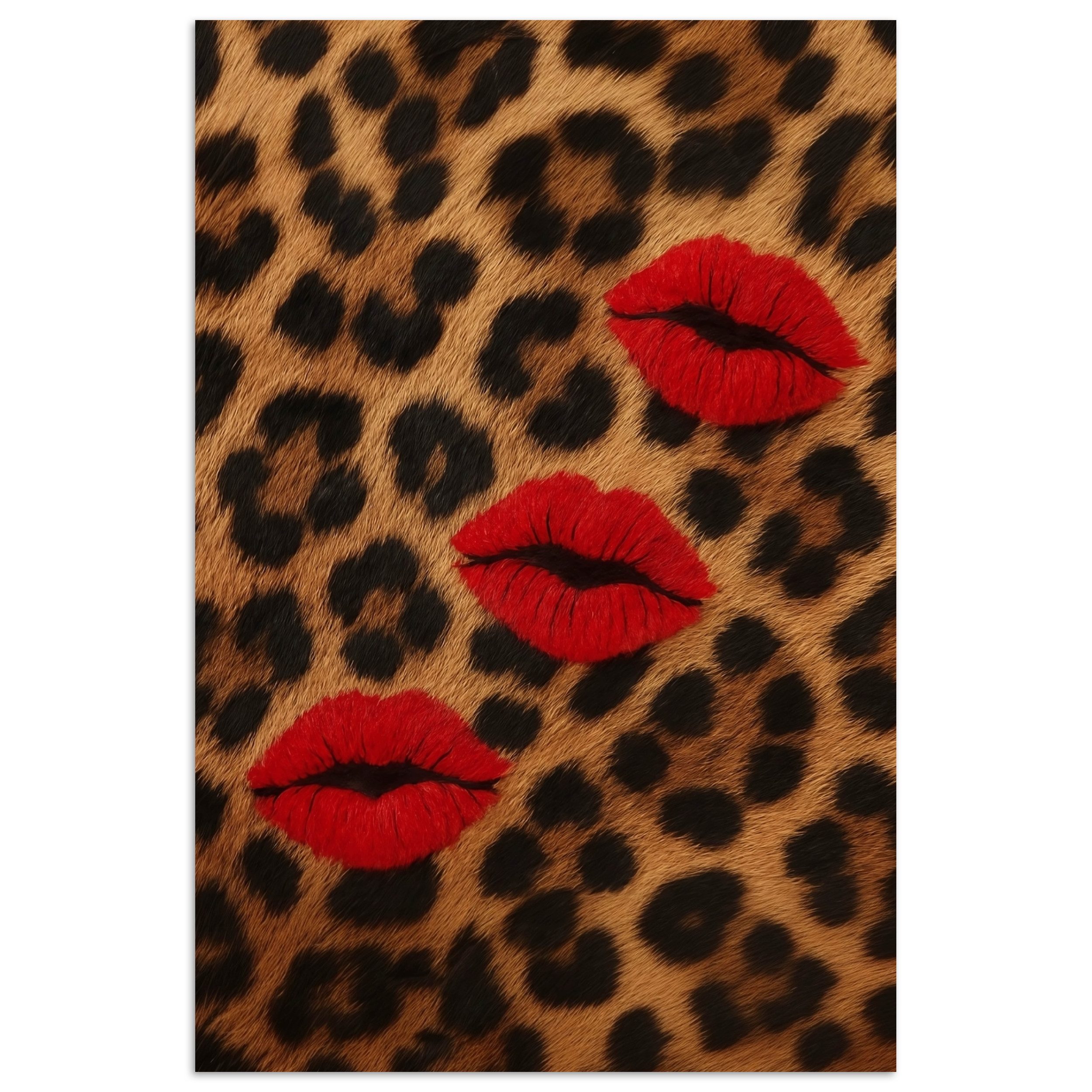 MuchoWow Poster Lippen - Drei - günstig online kaufen