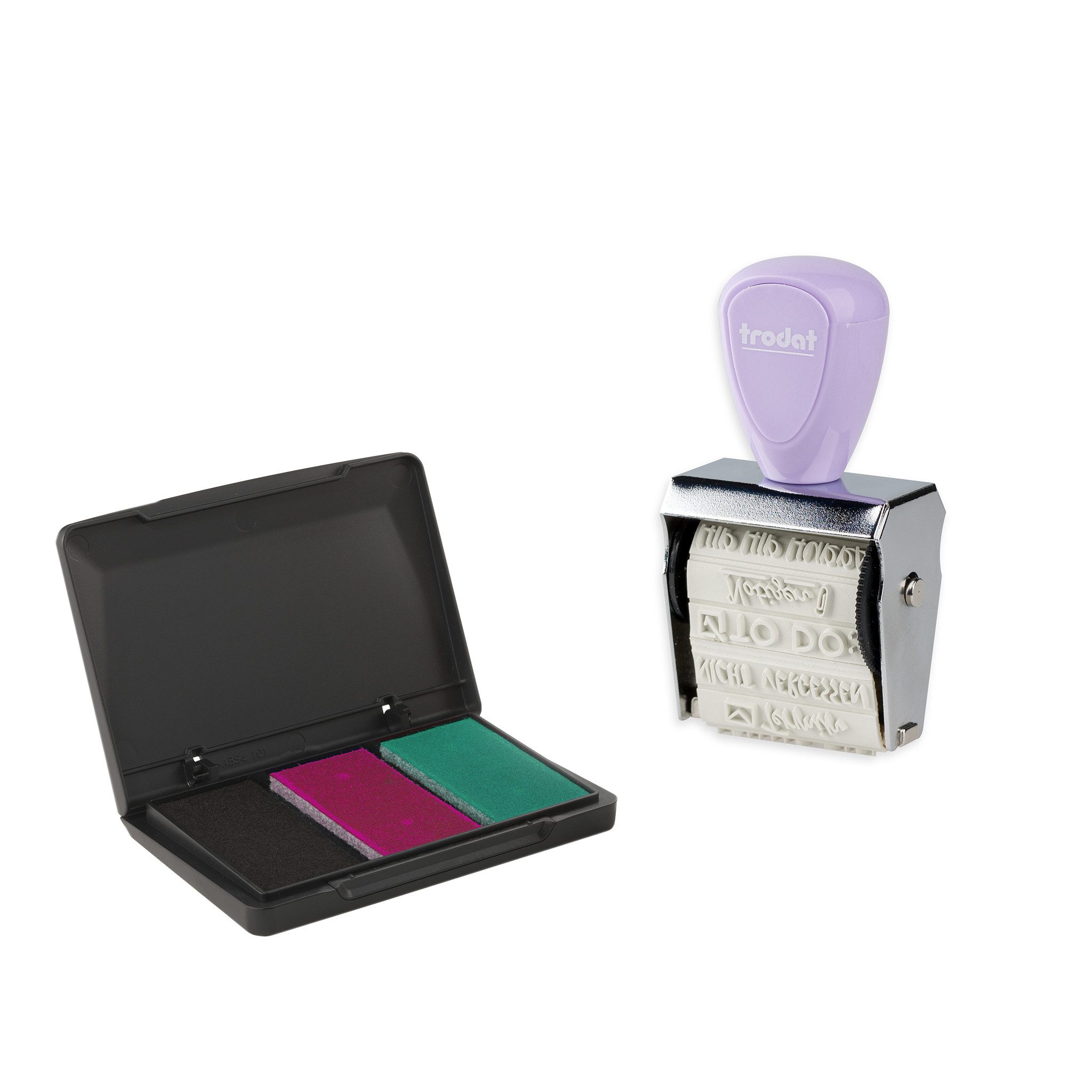 TRODAT TRODAT Creative Марки-Set SB Text Bullet-Journal / lila Маркиkissen