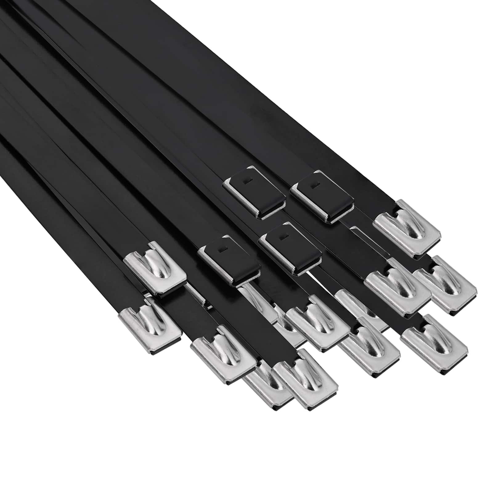vidaXL Kabelbinder Kabelbinder 25 stk. 7,9 x 200 mm Schwarz (25-St)