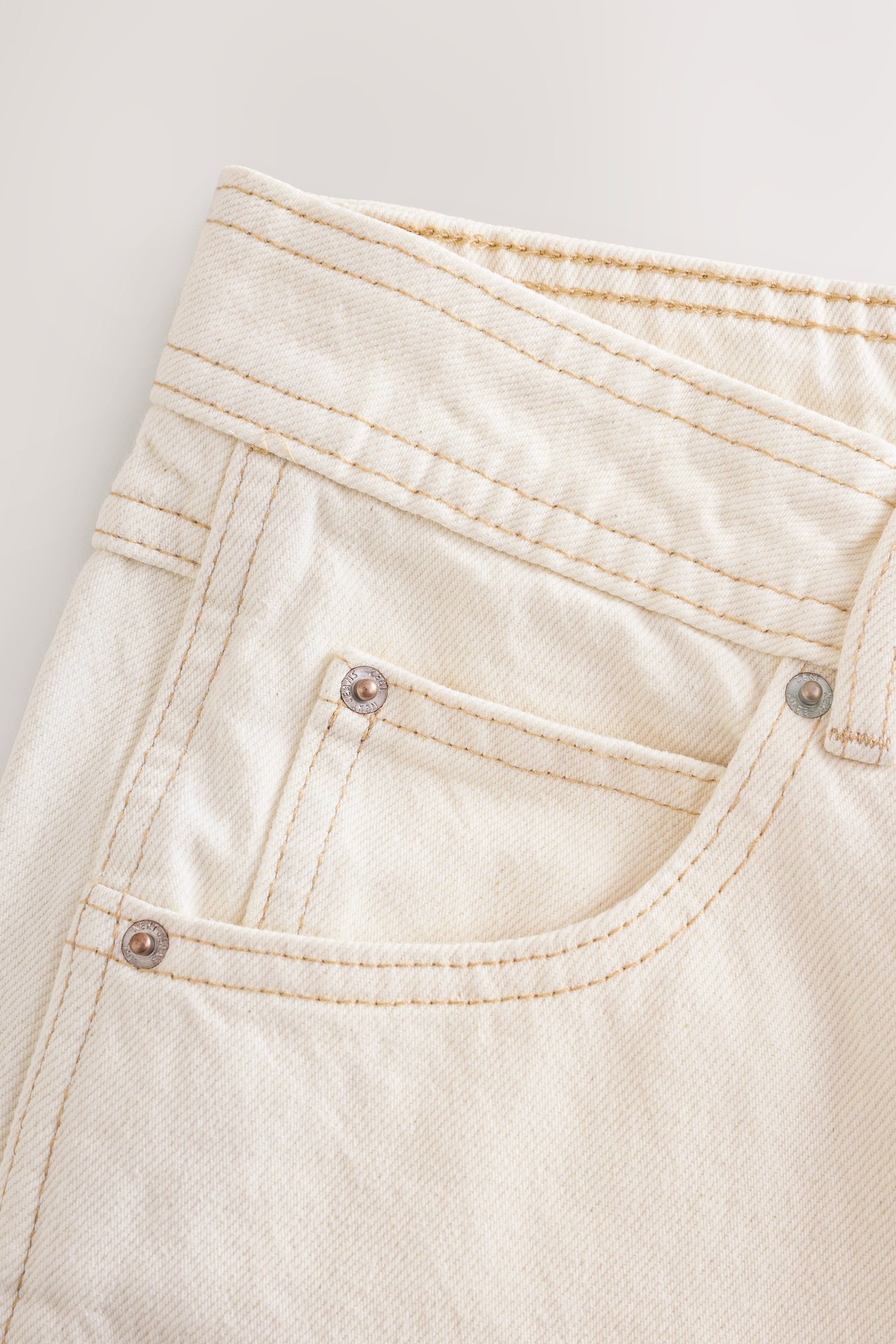 Next Workerjeans Weite Zimmermannsjeans aus 100 % Baumwolle (1-tlg)