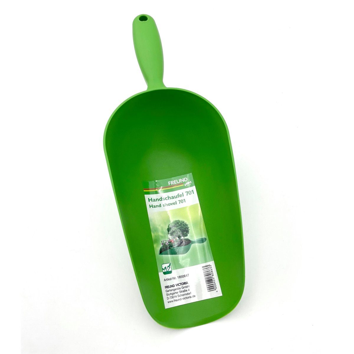 Freund Victoria Handstreuer Handschaufel Futterschaufel, Streuschaufel 12x34cm, 1 l Füllmenge, Handstreuer