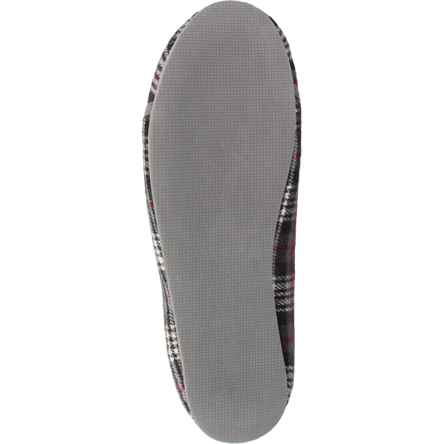 filsko Staby karierte Filz Herren Hausschuh Gummisohle, zum schlupfen, Slip.-On, Leichtgewicht – Bild 5 von 5