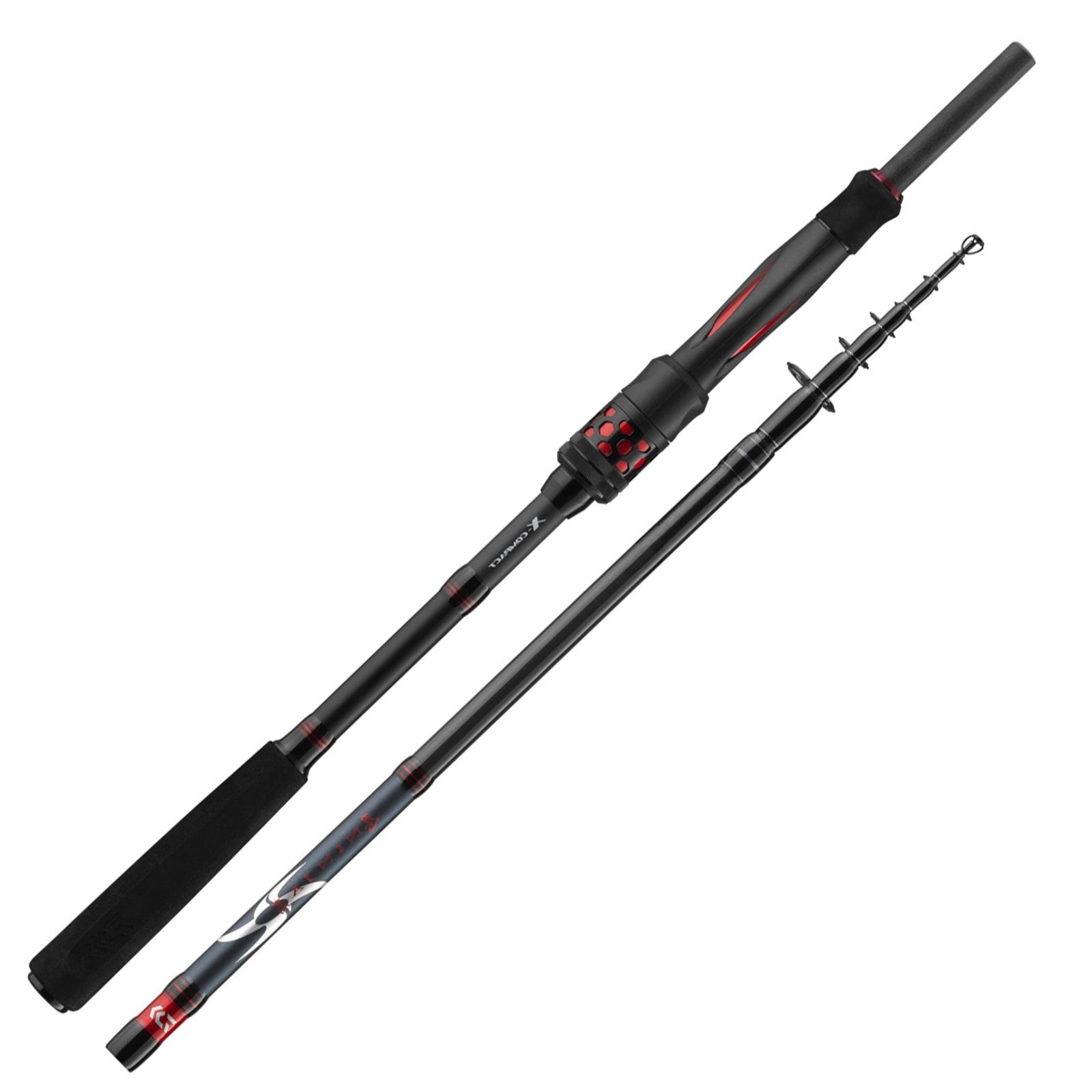 Daiwa Reiserute, (8-tlg), Daiwa Ninja X-Compact Spin 2.25m 5-30g Teleskoprute