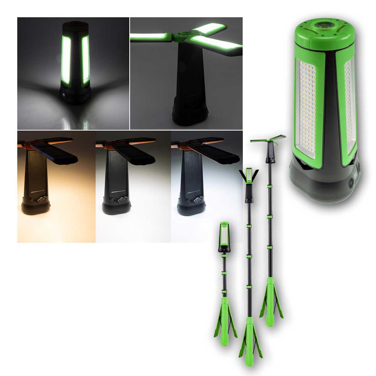 ChiliTec LED Baustrahler LED Akku-Baustrahler BSA-30s, Stativ, 30W 2700lm, kaltweiß,warmweiß,neutralweiß